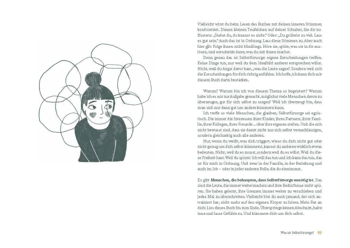 Beispielinhalt (Bild) Echte Selbstfürsorge ist eine radikale Entscheidung für dich selbst