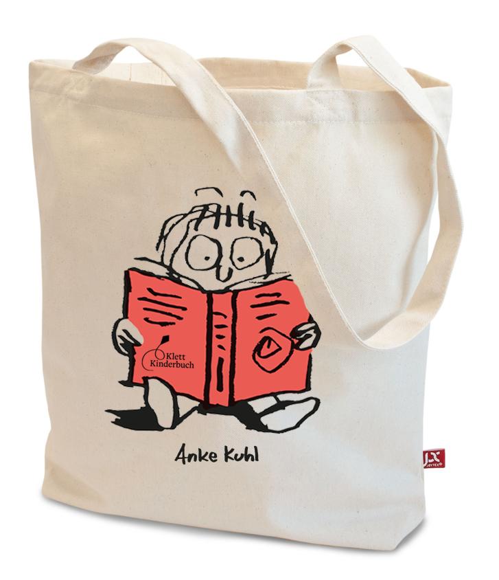 Vorderes Coverbild Stoffbeutel für Buchliebhaber und Leseratten - gestaltet von Anke Kuhl