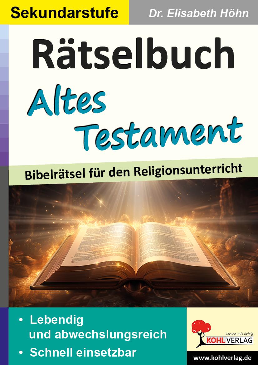 Vorderes Coverbild Rätselbuch Altes Testament