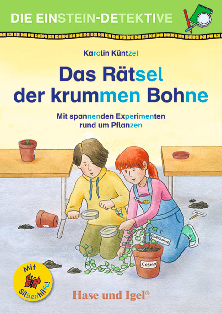 Vorderes Coverbild Die Einstein-Detektive: Das Rätsel der krummen Bohne / Silbenhilfe