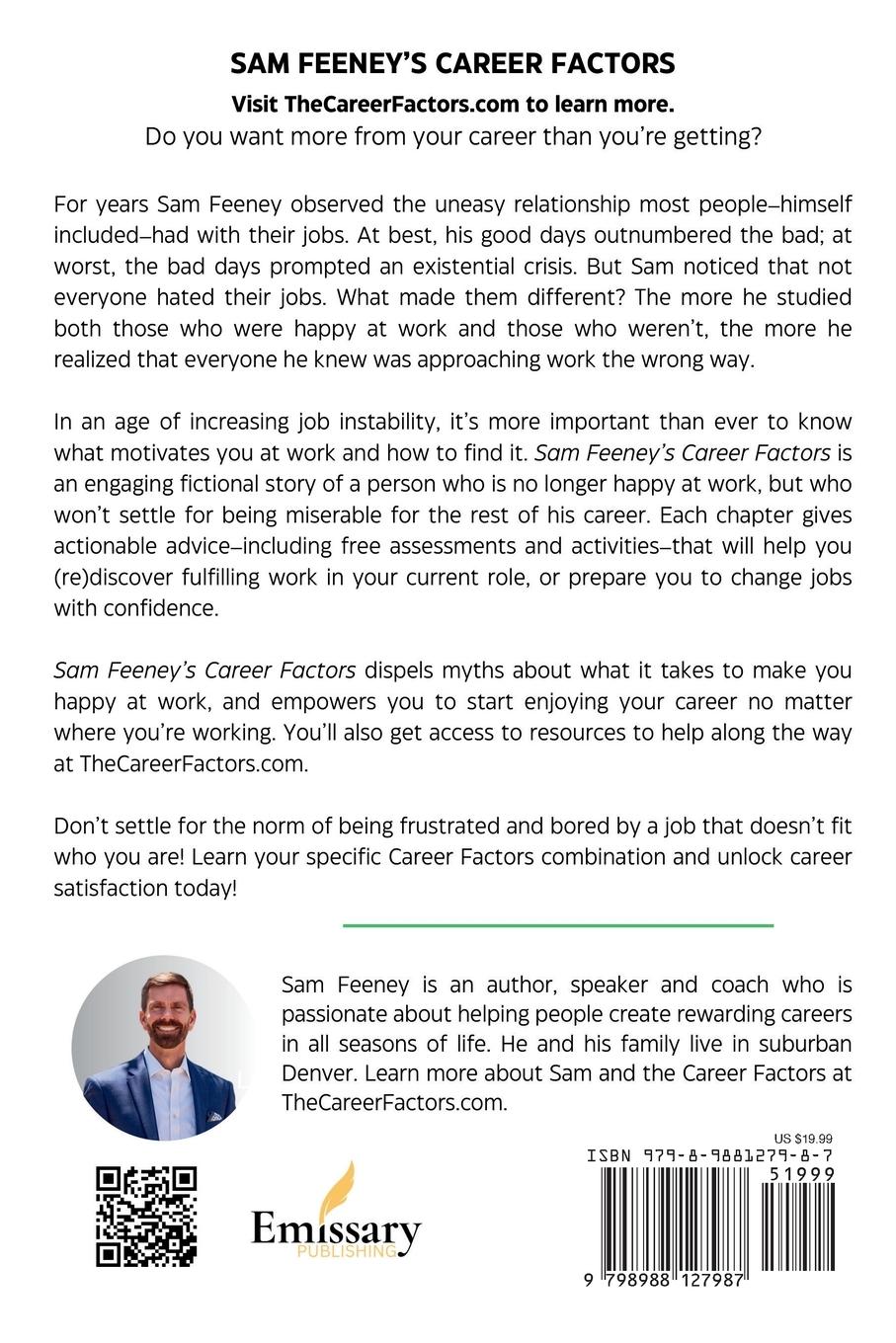 Rückseitencover Sam Feeney's Career Factors