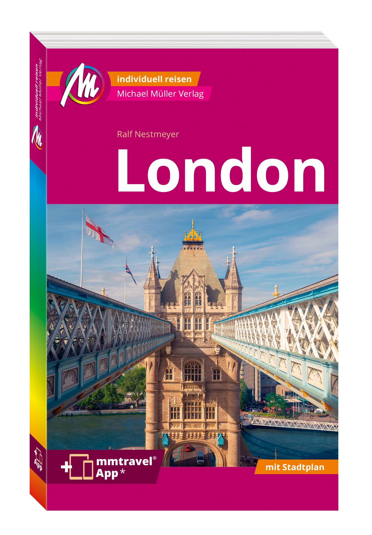 Vorderes Coverbild MICHAEL MÜLLER REISEFÜHRER London MM-City
