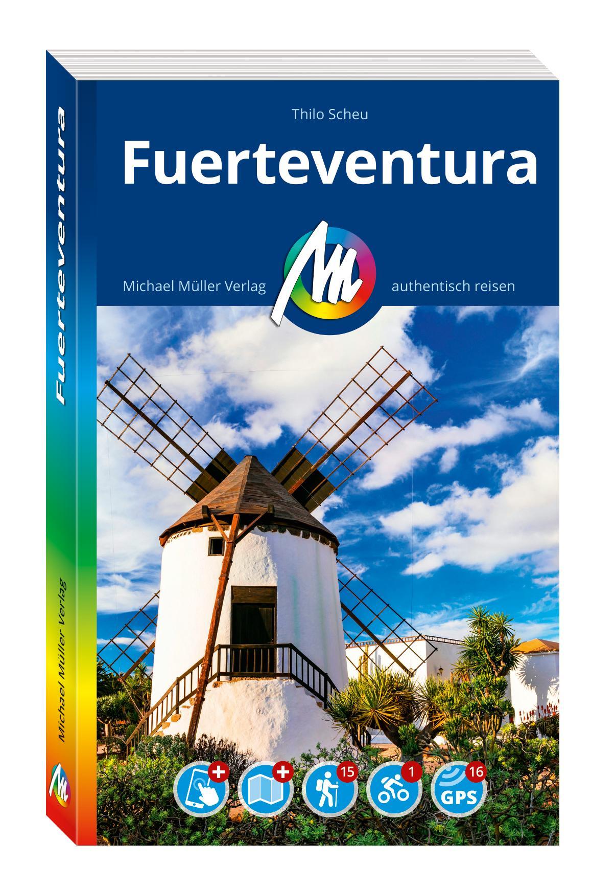 Vorderes Coverbild MICHAEL MÜLLER REISEFÜHRER Fuerteventura