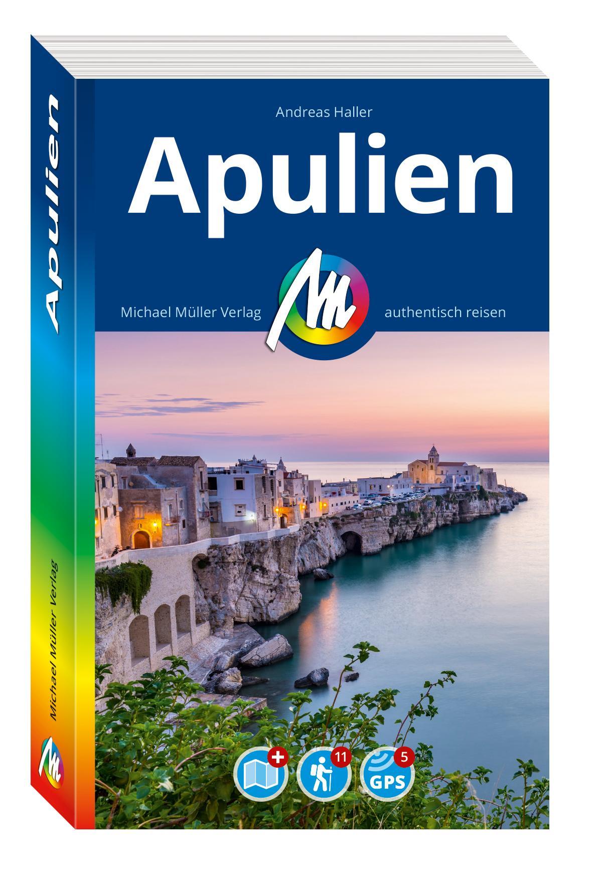Vorderes Coverbild MICHAEL MÜLLER REISEFÜHRER Apulien