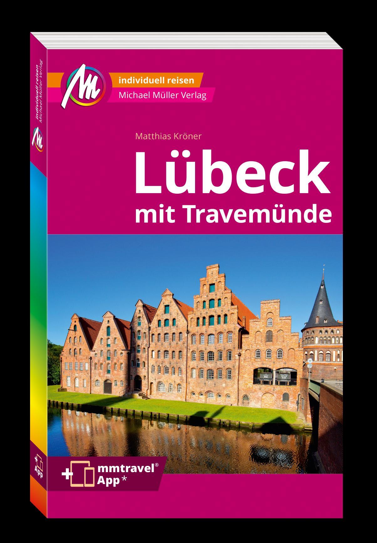 Vorderes Coverbild MICHAEL MÜLLER REISEFÜHRER Lübeck MM-City