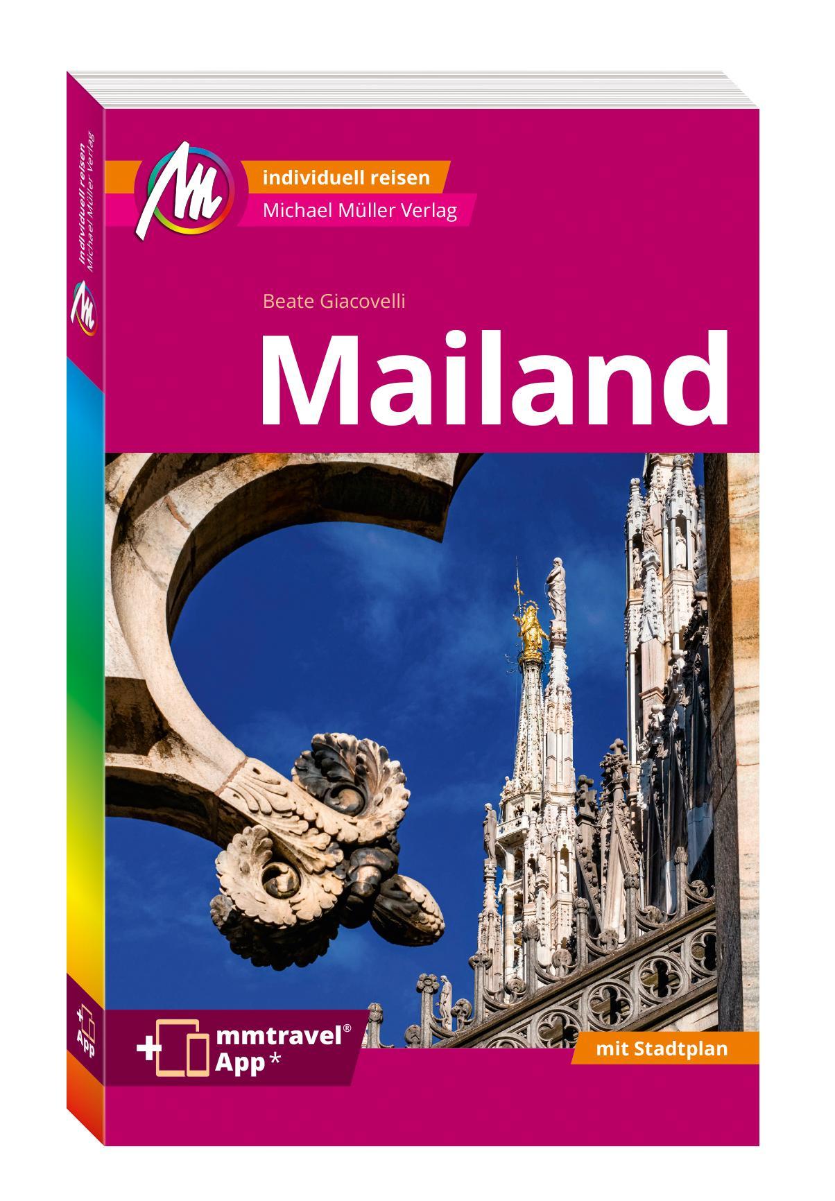 Vorderes Coverbild MICHAEL MÜLLER REISEFÜHRER Mailand MM-City