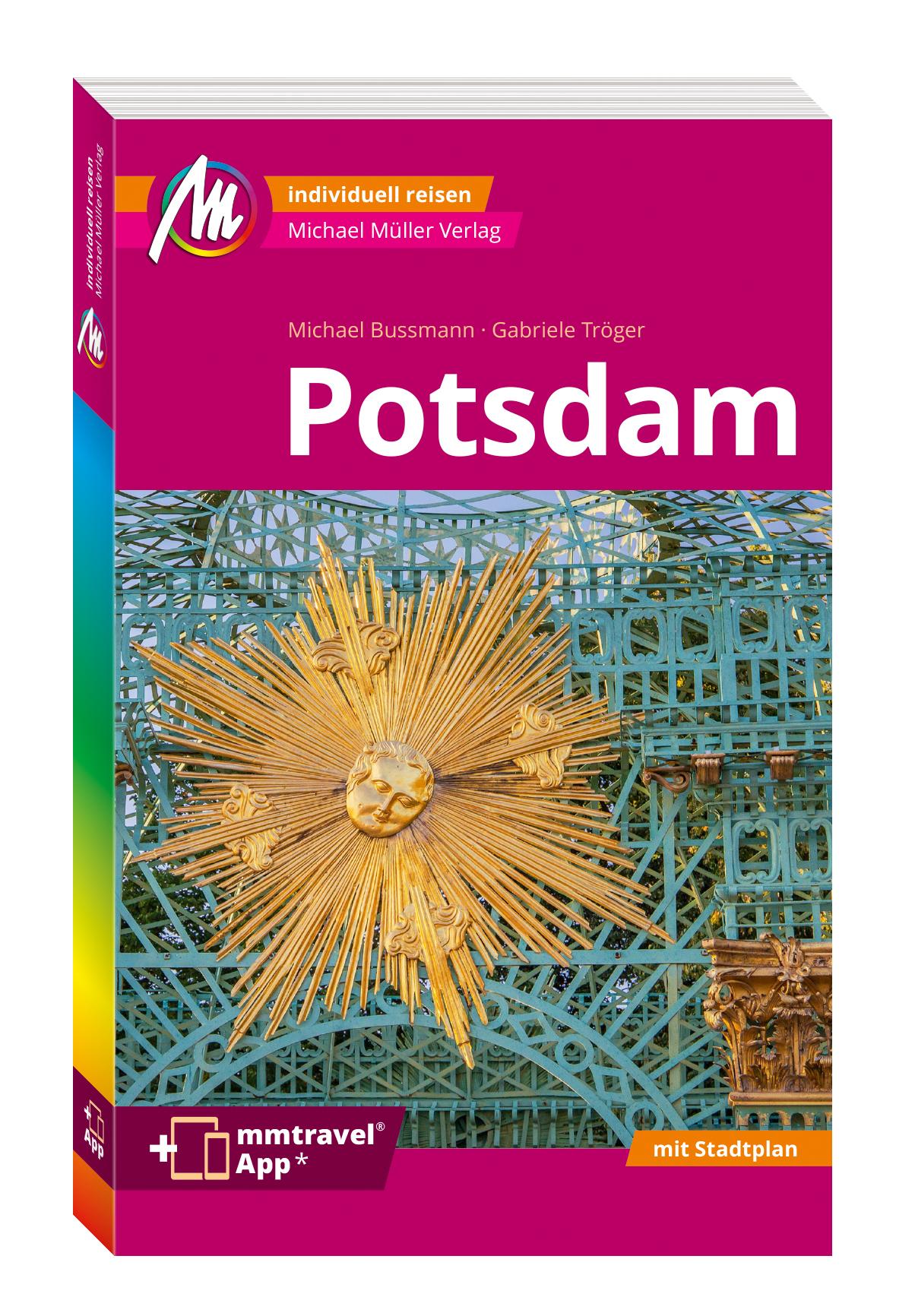 Vorderes Coverbild MICHAEL MÜLLER REISEFÜHRER Potsdam MM-City