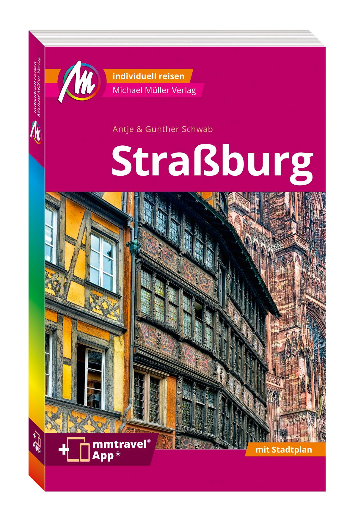 Vorderes Coverbild MICHAEL MÜLLER REISEFÜHRER Straßburg MM-City