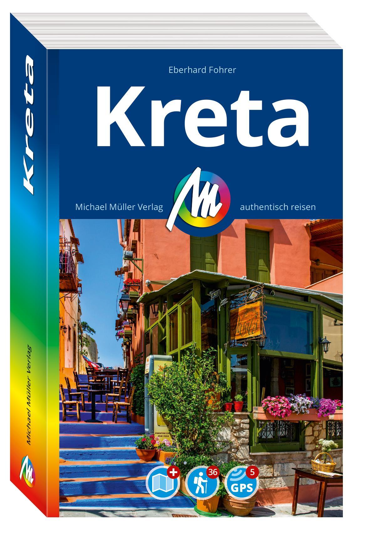 Vorderes Coverbild MICHAEL MÜLLER REISEFÜHRER Kreta