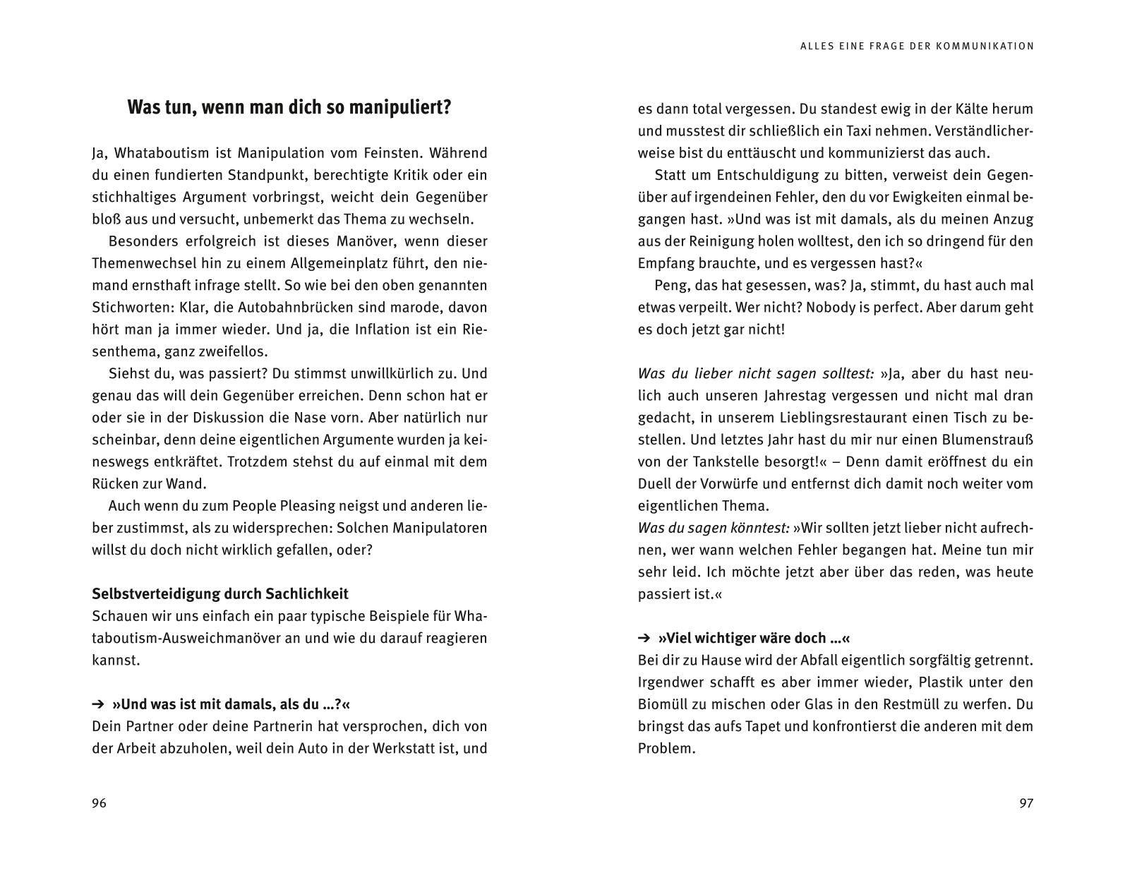 Beispielinhalt (Bild) Ab heute mach ich's mir selber recht