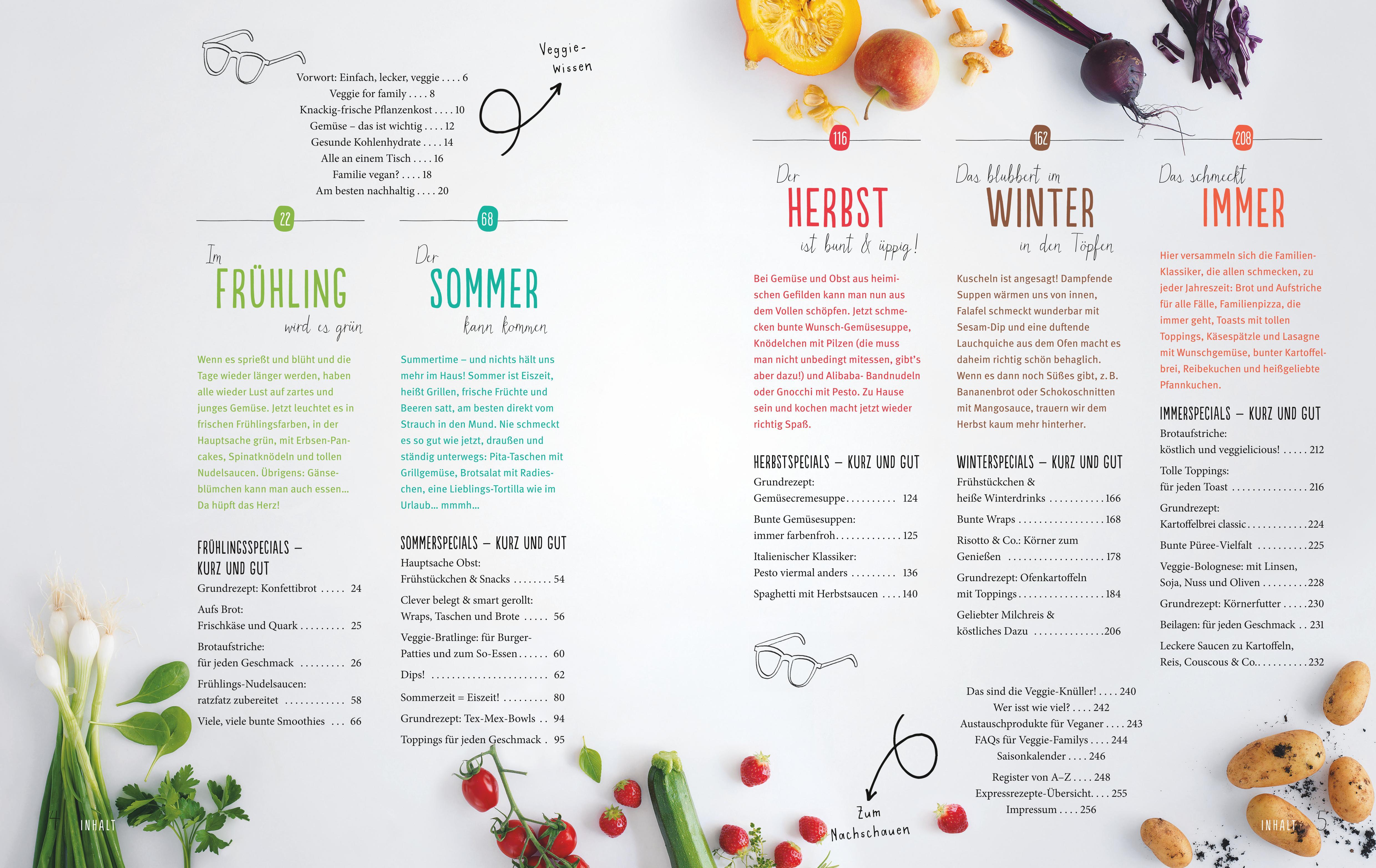 Beispielinhalt (Bild) Veggie for Family - Erweiterte Neuausgabe
