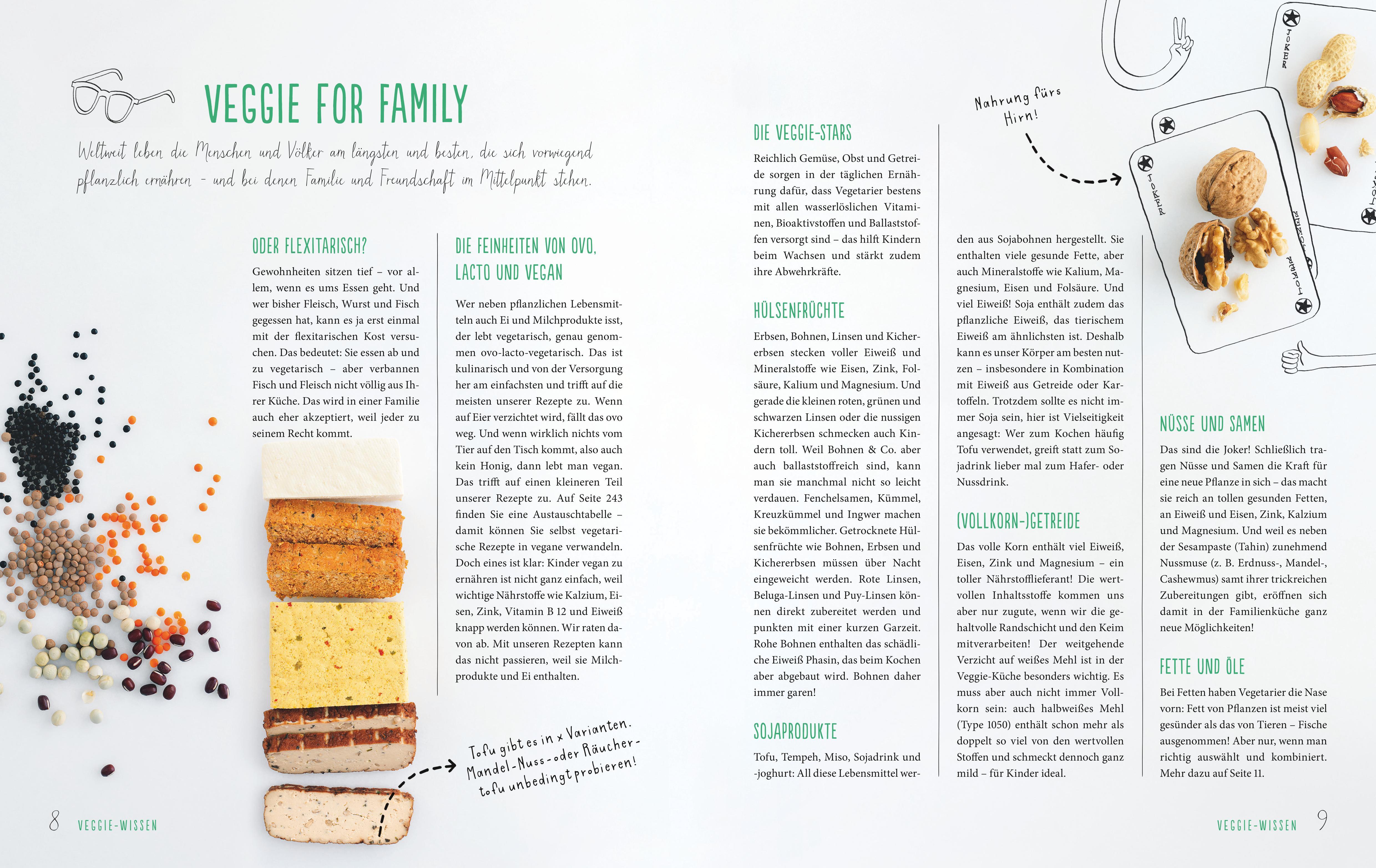 Beispielinhalt (Bild) Veggie for Family - Erweiterte Neuausgabe