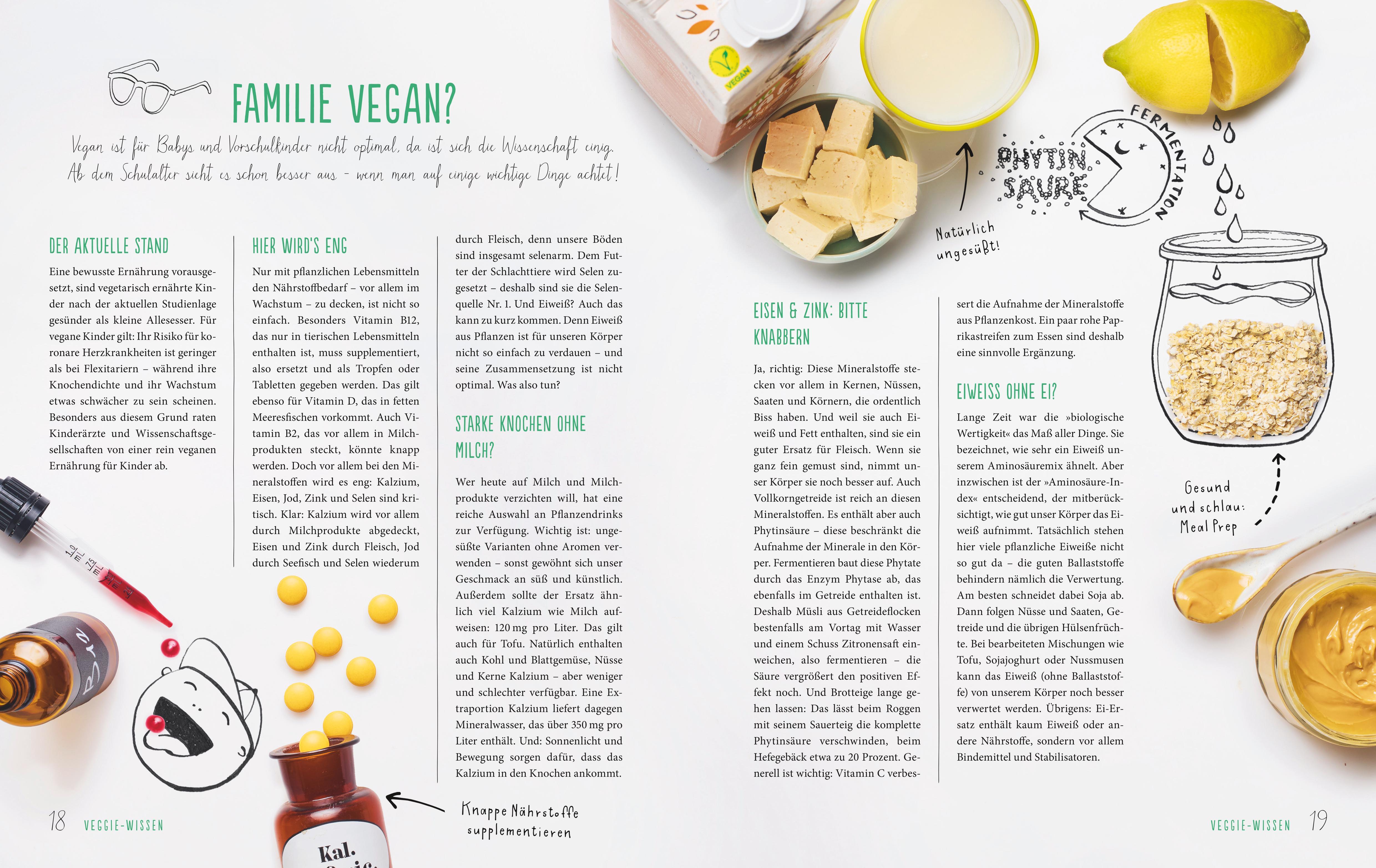 Beispielinhalt (Bild) Veggie for Family - Erweiterte Neuausgabe