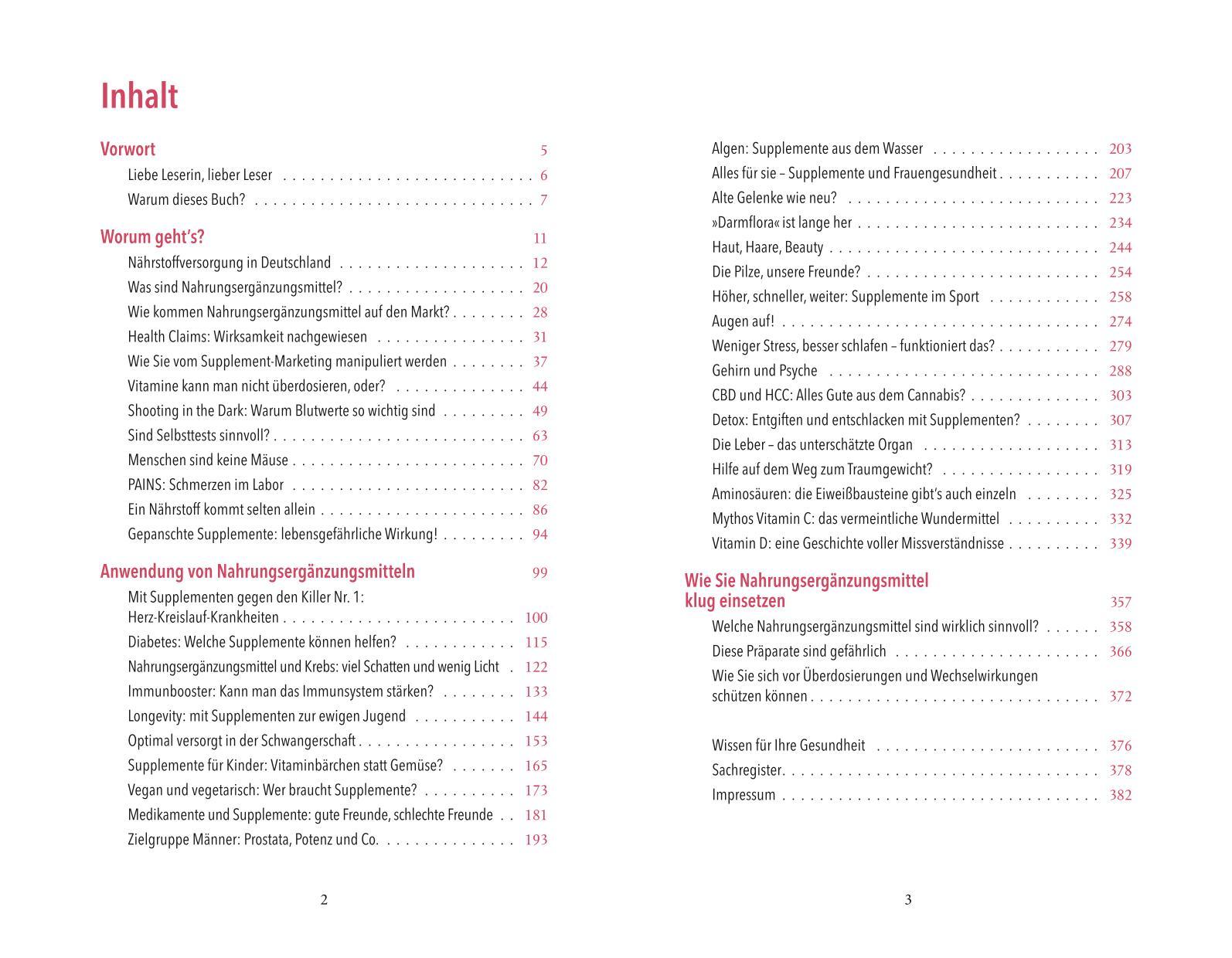 Beispielinhalt (Bild) Der Nährstoff-Kompass