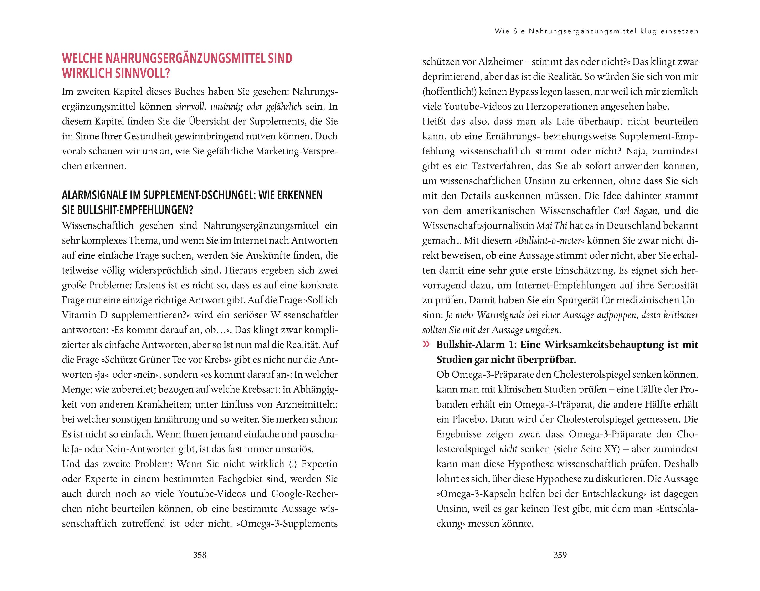 Beispielinhalt (Bild) Der Nährstoff-Kompass