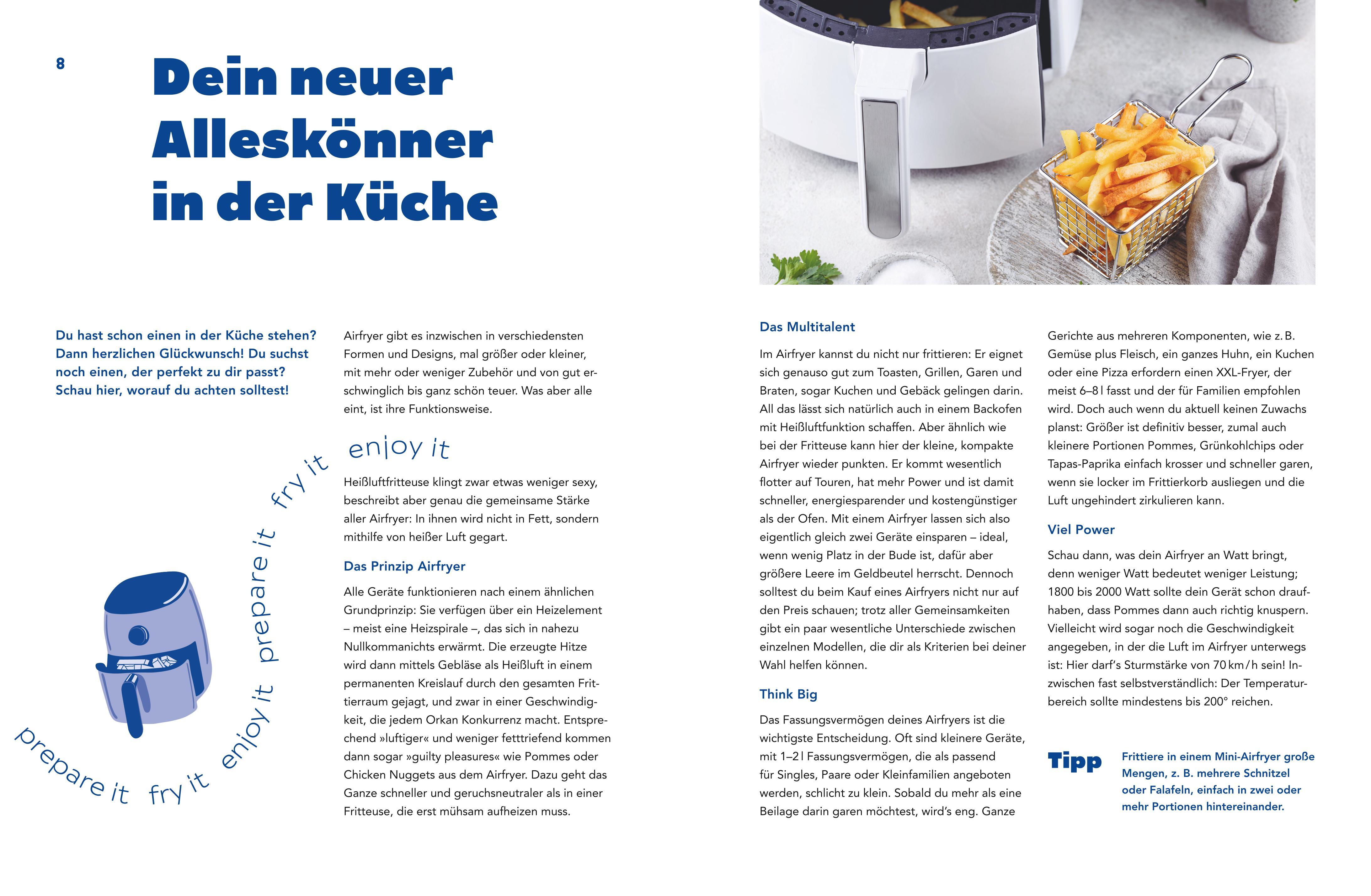 Beispielinhalt (Bild) Lieblingsrezepte aus deinem Airfryer