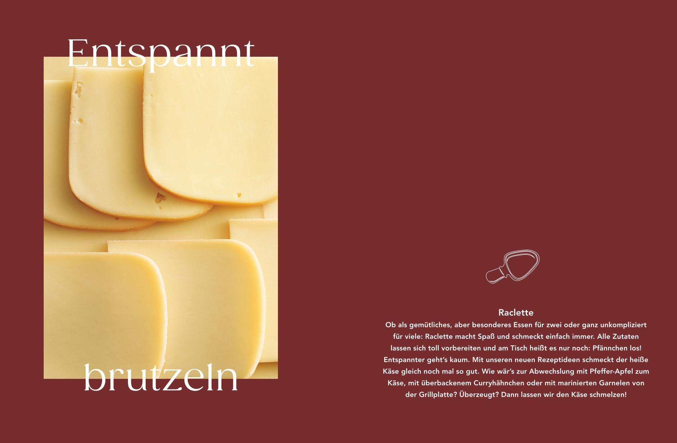 Beispielinhalt (Bild) Raclette &  Fondue