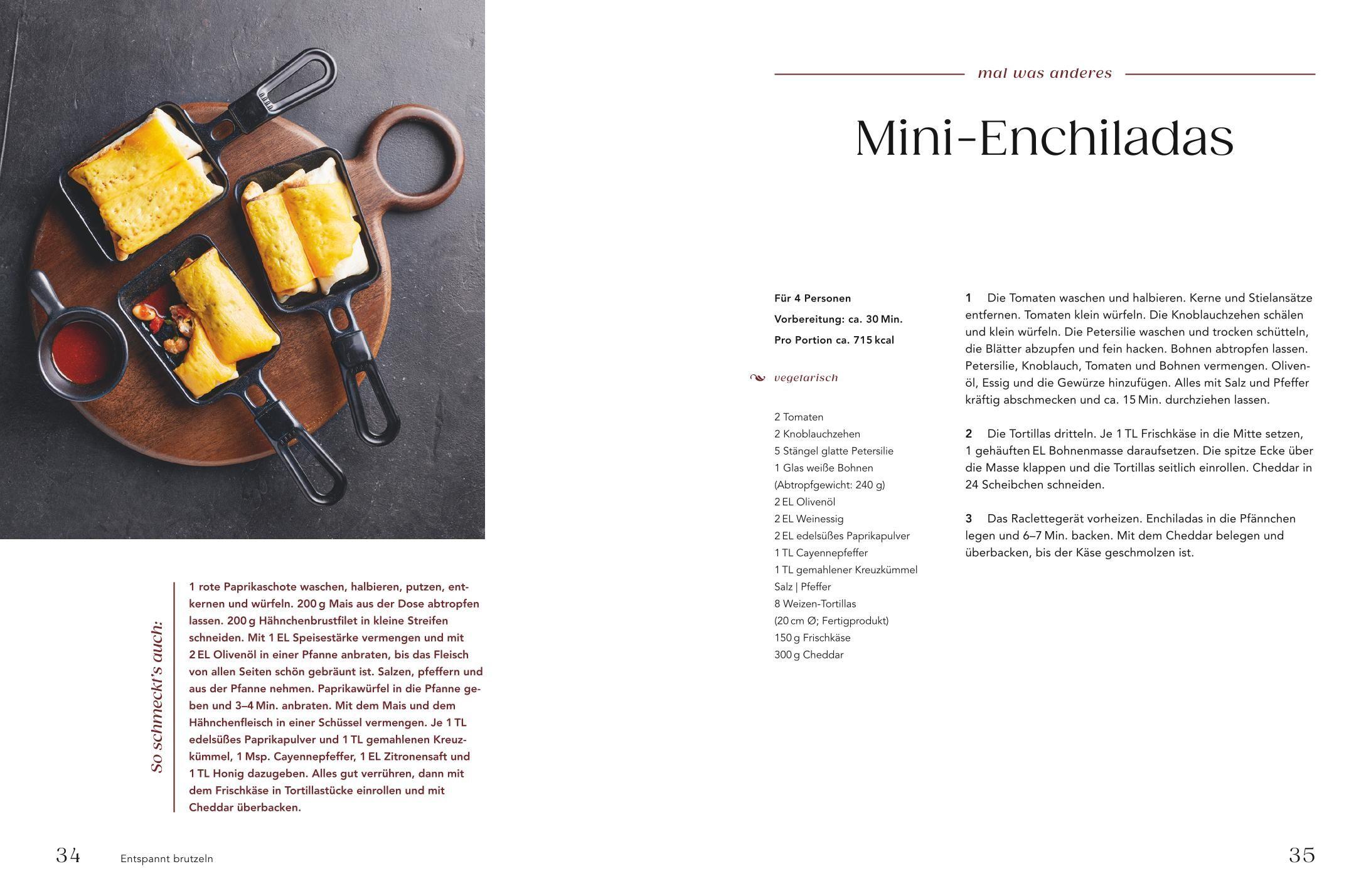 Beispielinhalt (Bild) Raclette &  Fondue