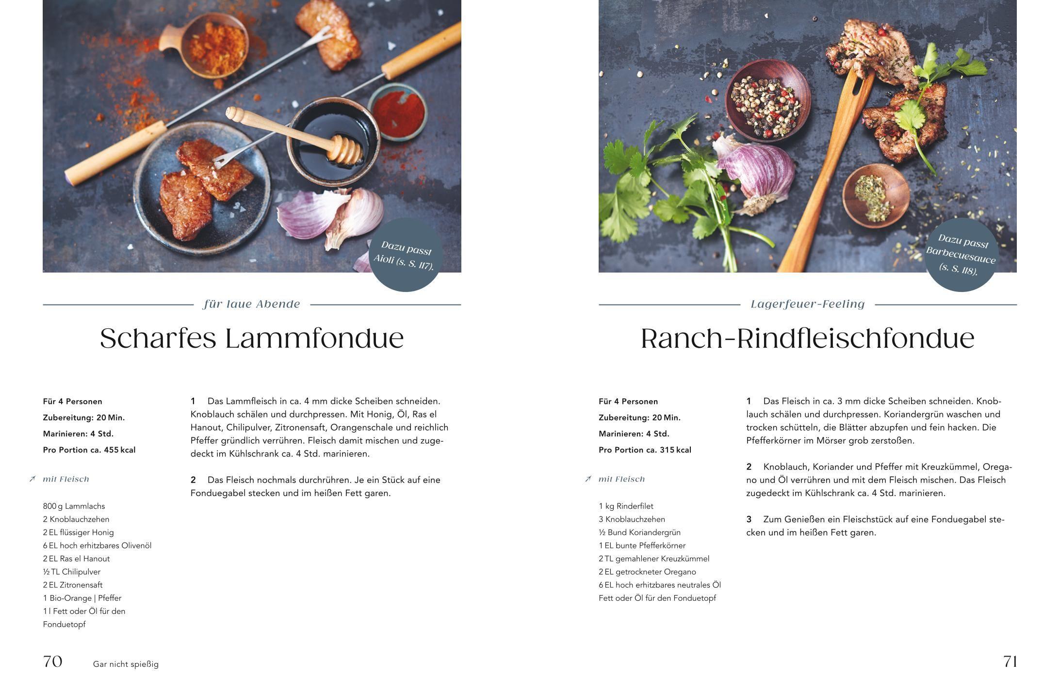 Beispielinhalt (Bild) Raclette &  Fondue