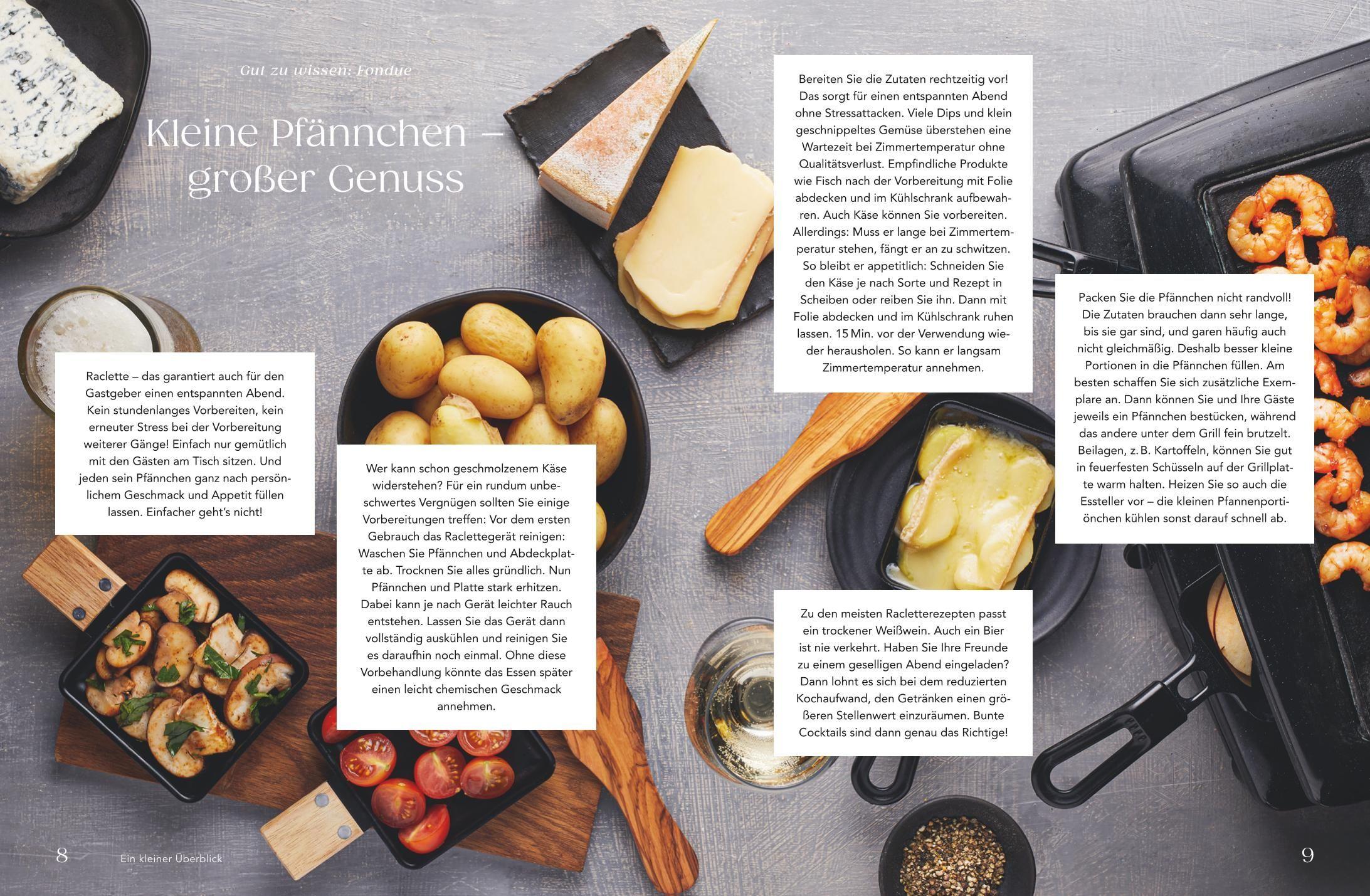 Beispielinhalt (Bild) Raclette &  Fondue
