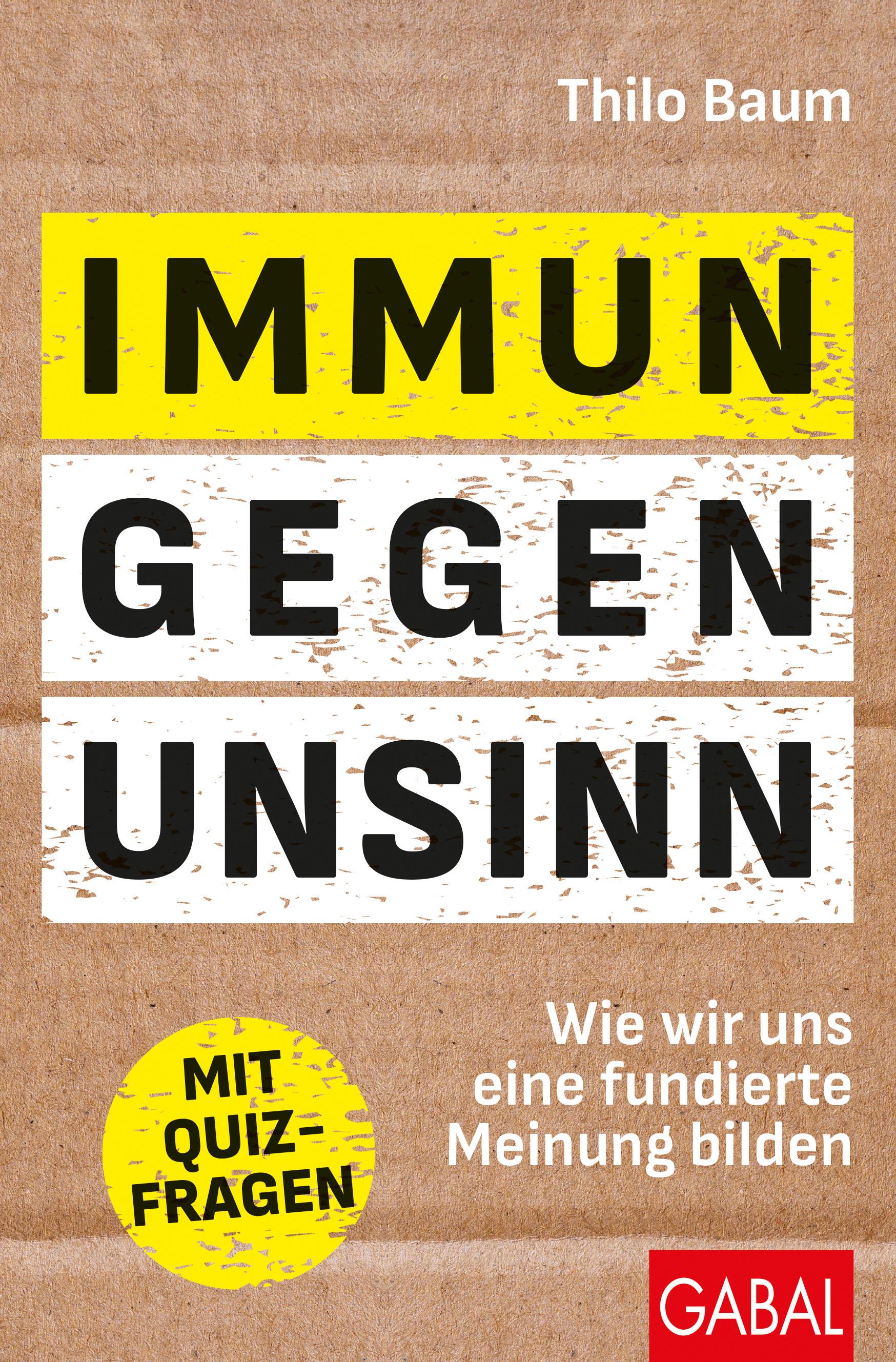 Vorderes Coverbild Immun gegen Unsinn