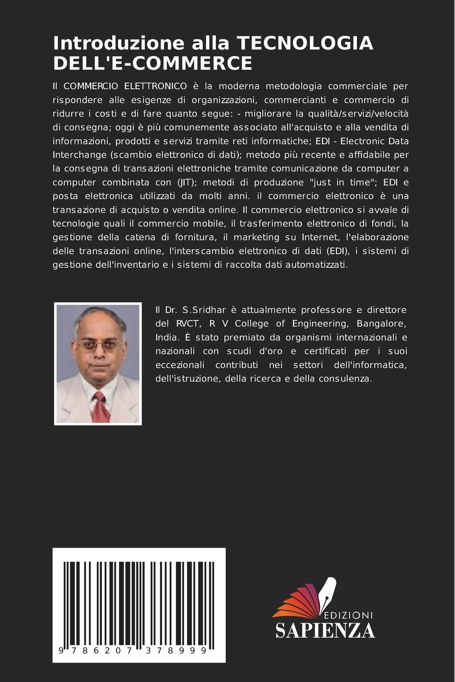 Rückseitencover Introduzione alla TECNOLOGIA DELL'E-COMMERCE
