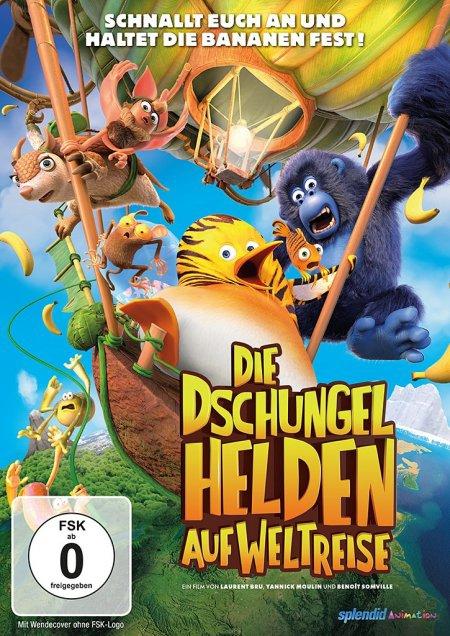 Vorderes Coverbild Die Dschungelhelden auf Weltreise