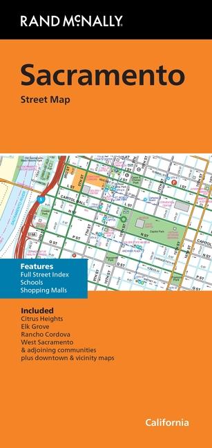 Vorderes Coverbild Rand McNally Folded Map: Sacramento Street Map