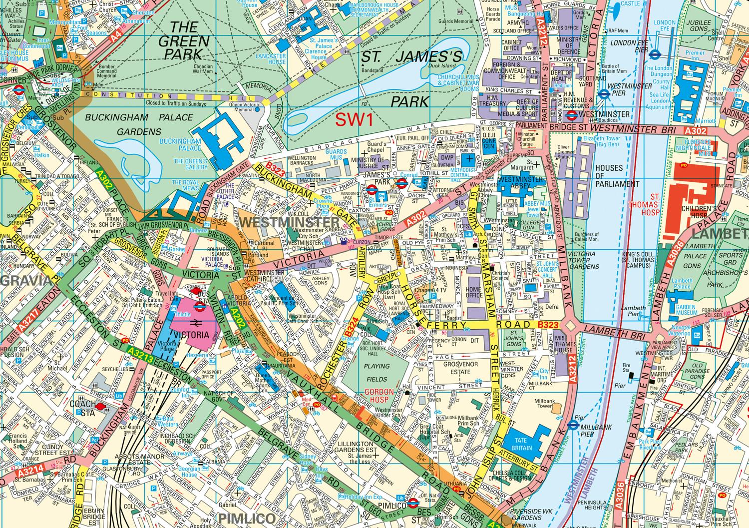 Beispielinhalt (Bild) London Pocket Map