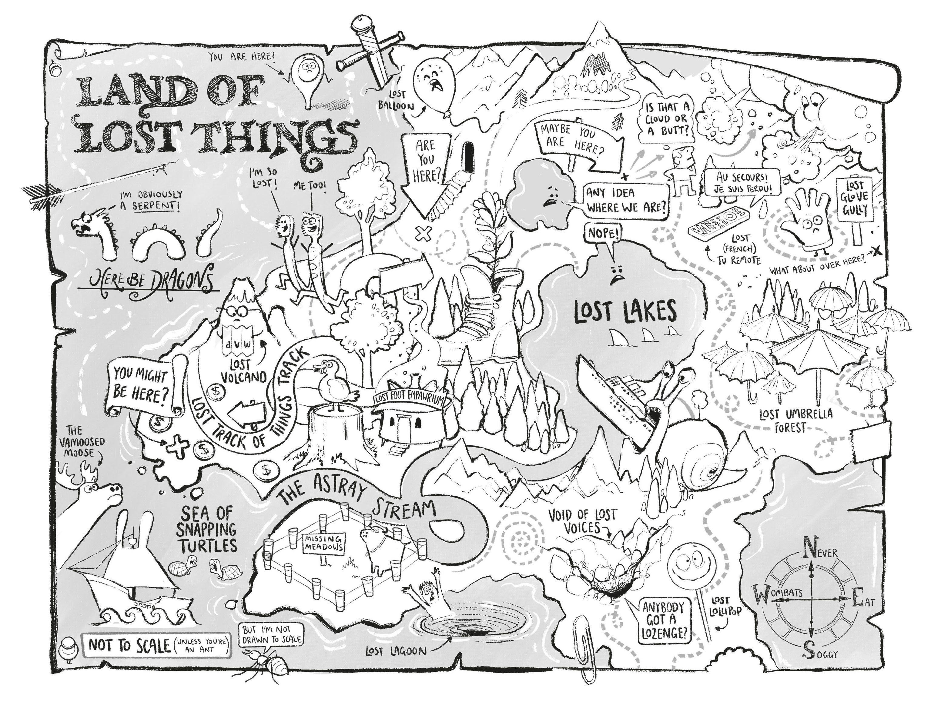 Beispielinhalt (Bild) You and Me and the Land of Lost Things