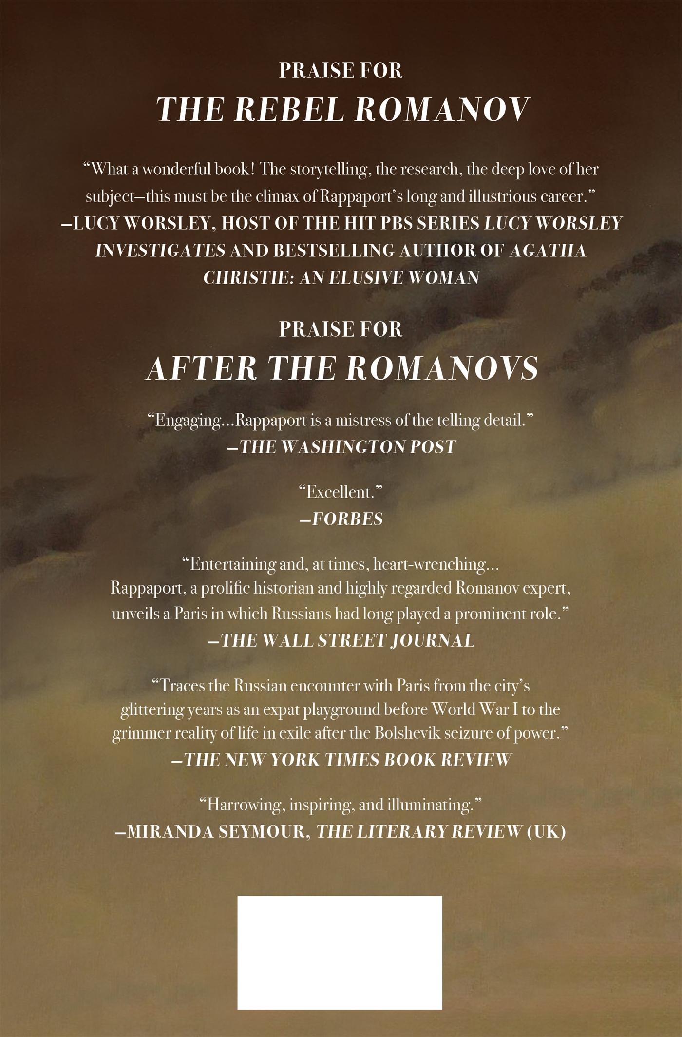Rückseitencover The Rebel Romanov
