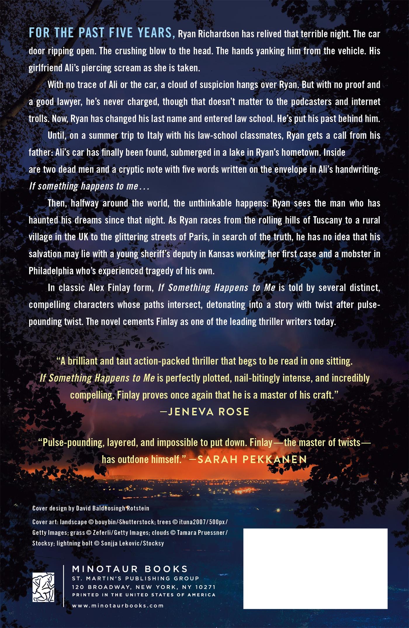 Rückseitencover If Something Happens to Me