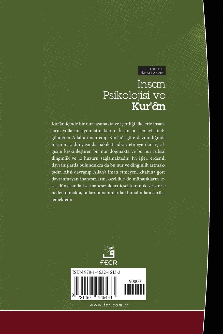 Rückseitencover Human Psychology and the Quran