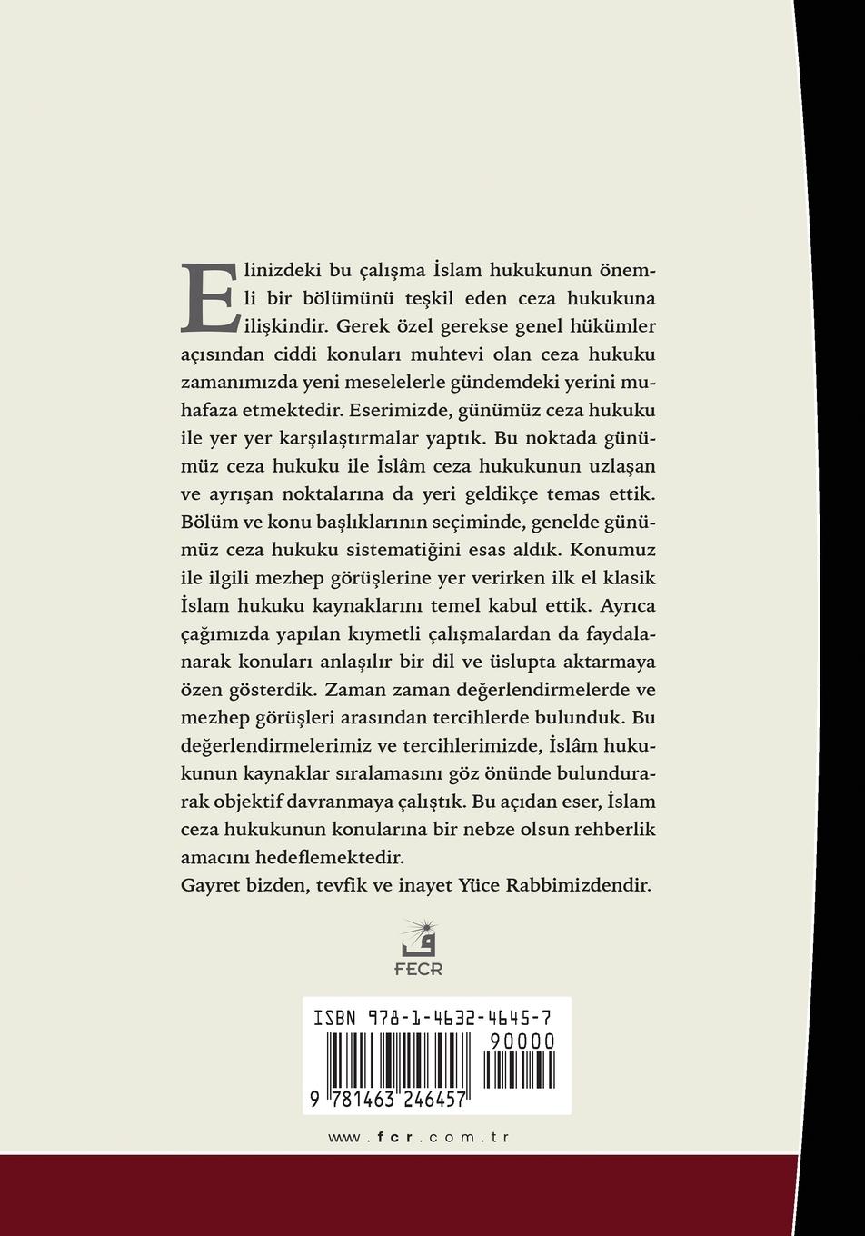 Rückseitencover Islamic Criminal Law