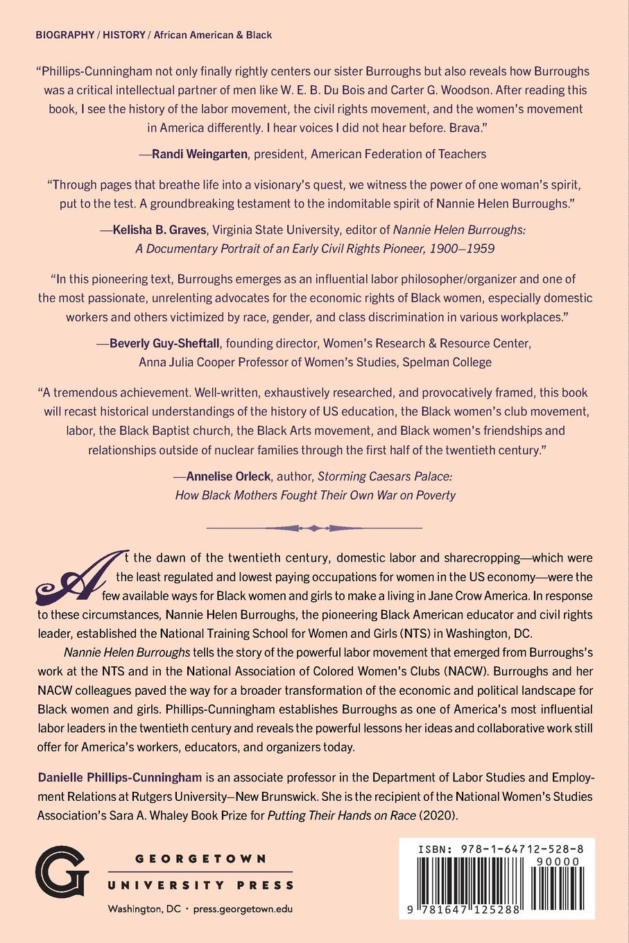 Rückseitencover Nannie Helen Burroughs