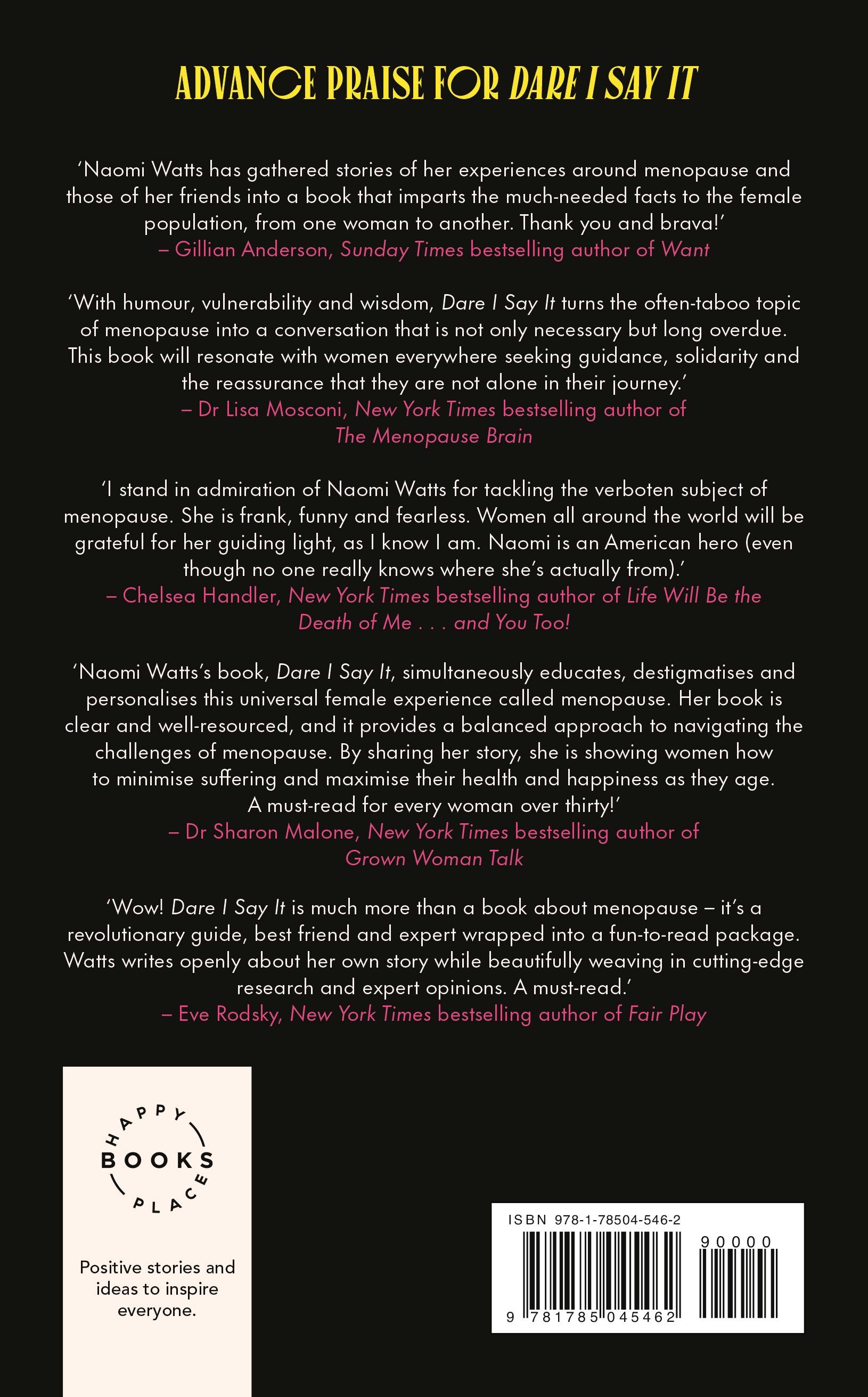 Rückseitencover Dare I Say It