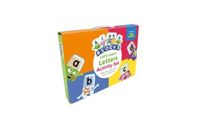 Vorderes Coverbild Alphablocks Let's Learn Letters Wipe-Clean Activity Set