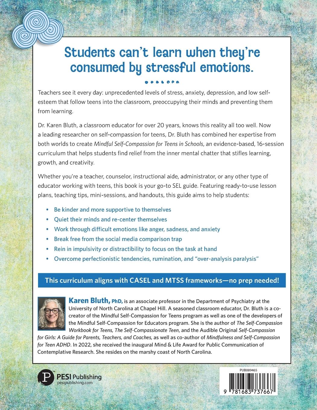 Rückseitencover Mindful Self-Compassion for Teens in Schools
