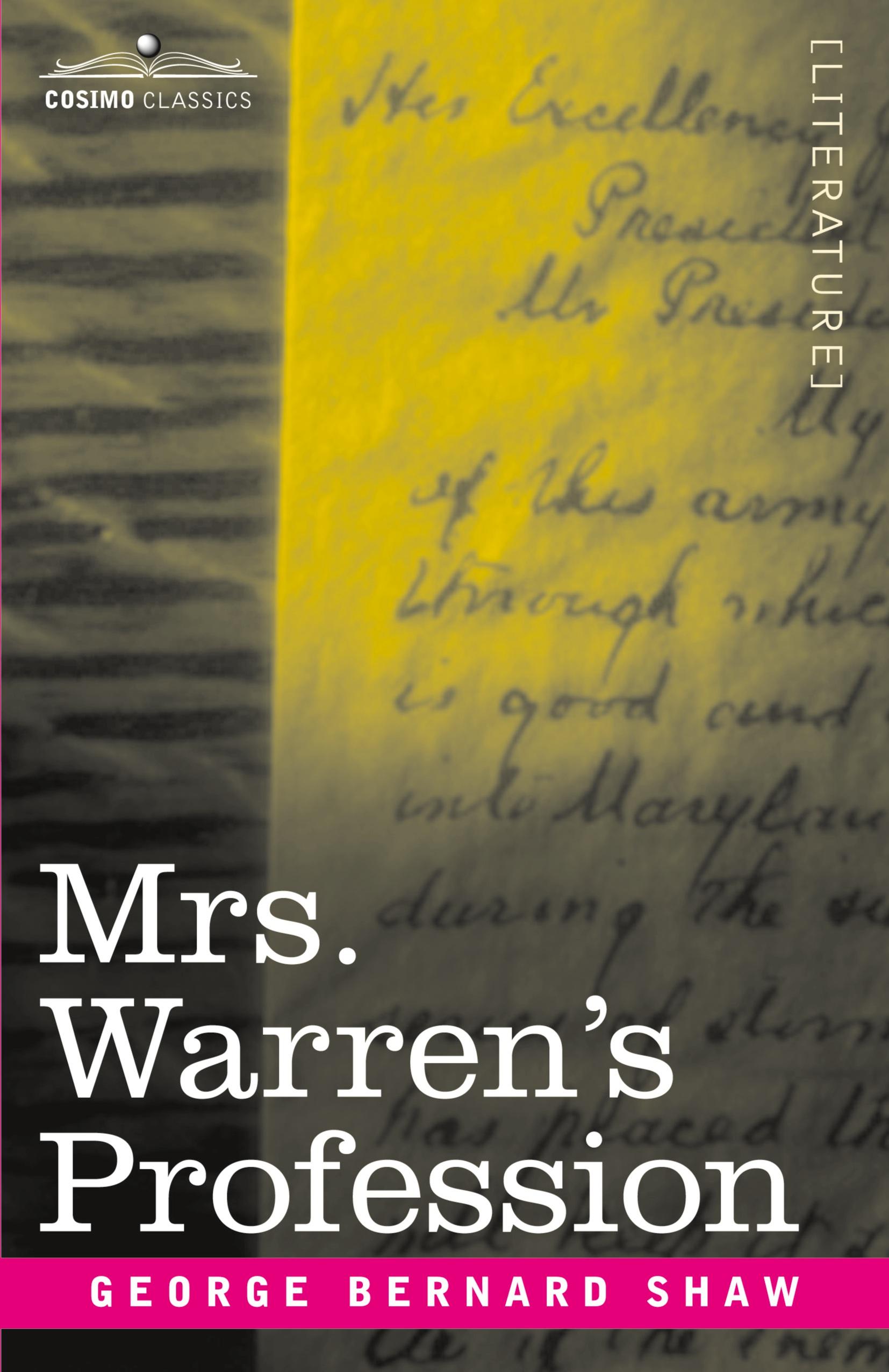 Vorderes Coverbild Mrs. Warren's Profession