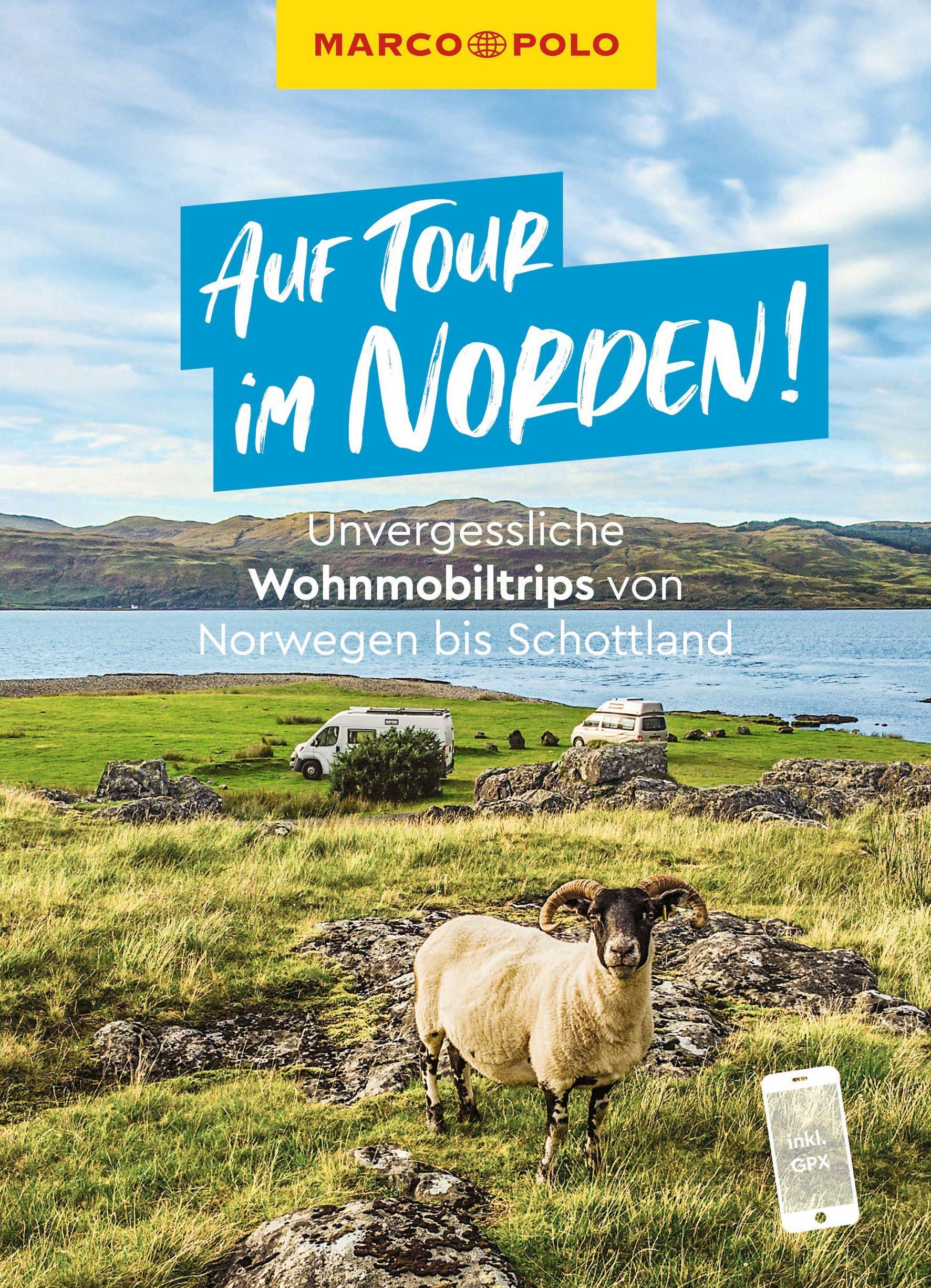 Vorderes Coverbild MARCO POLO Bildband Auf Tour im Norden! Unvergessliche Wohnmobiltrips von Norwegen bis Schottland