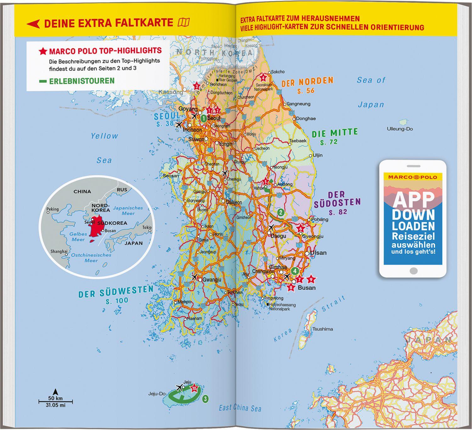 Beispielinhalt (Bild) MARCO POLO Reiseführer Südkorea, Seoul