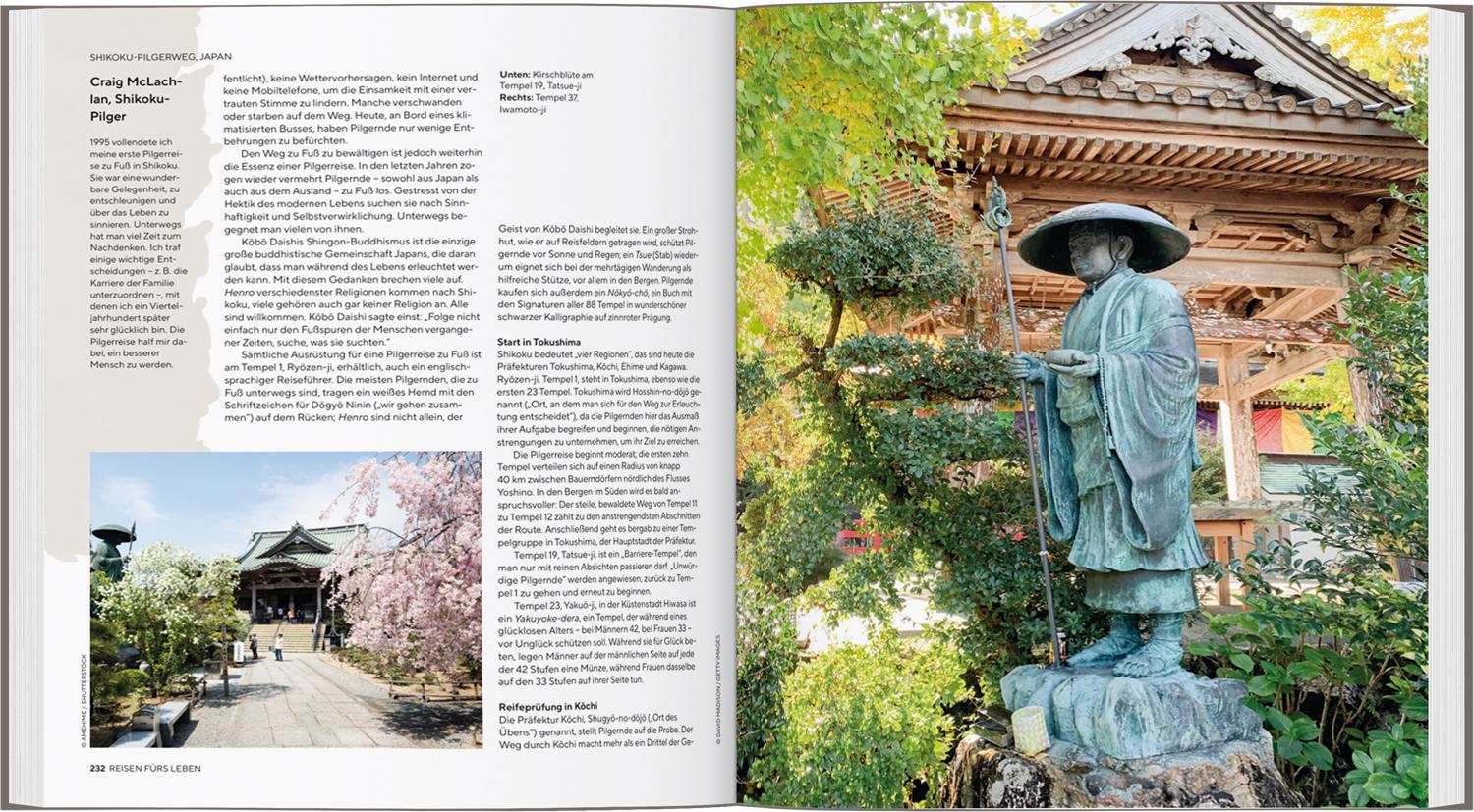 Beispielinhalt (Bild) LONELY PLANET Bildband Reisen fürs Leben