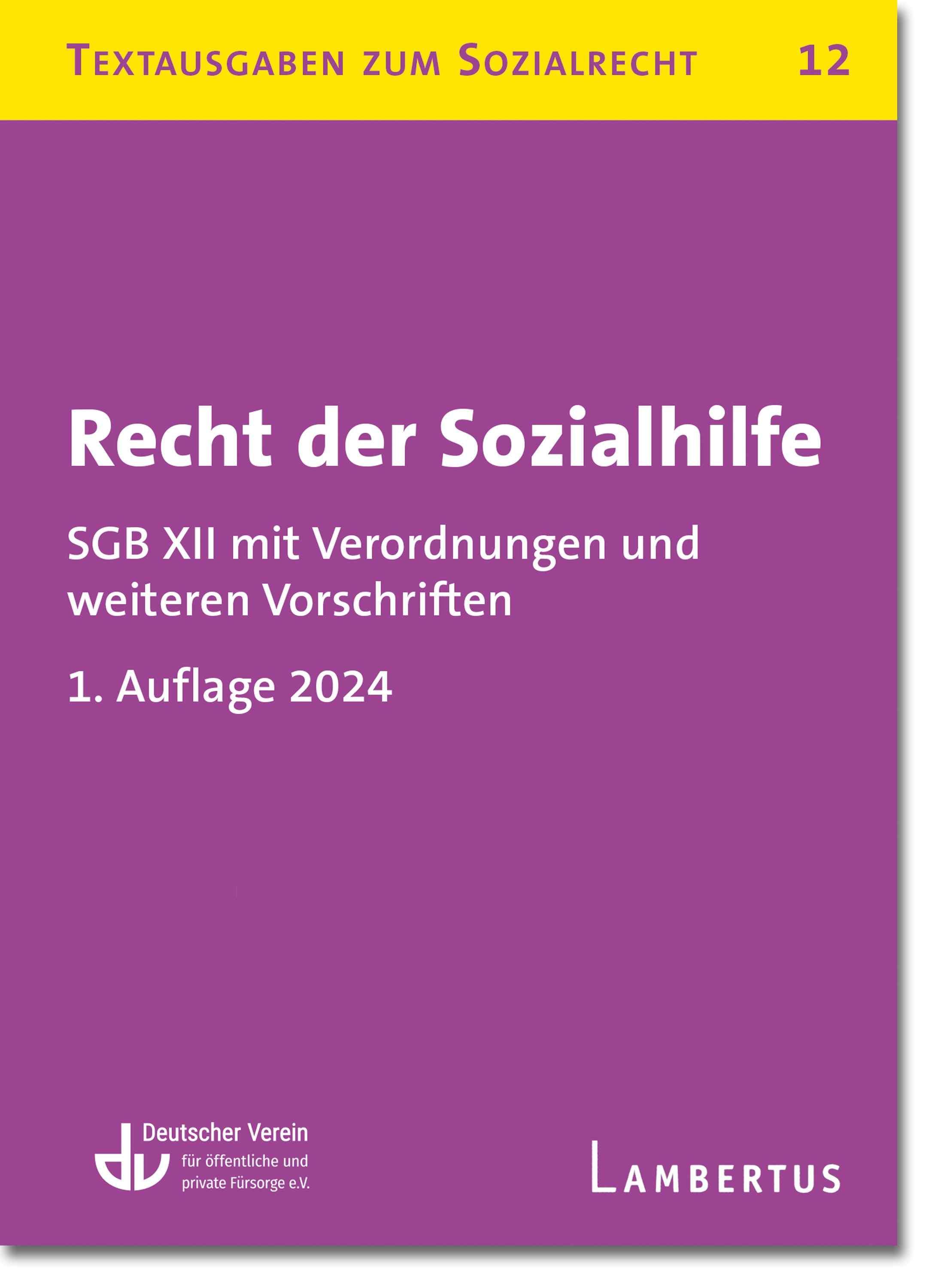 Vorderes Coverbild Recht der Sozialhilfe