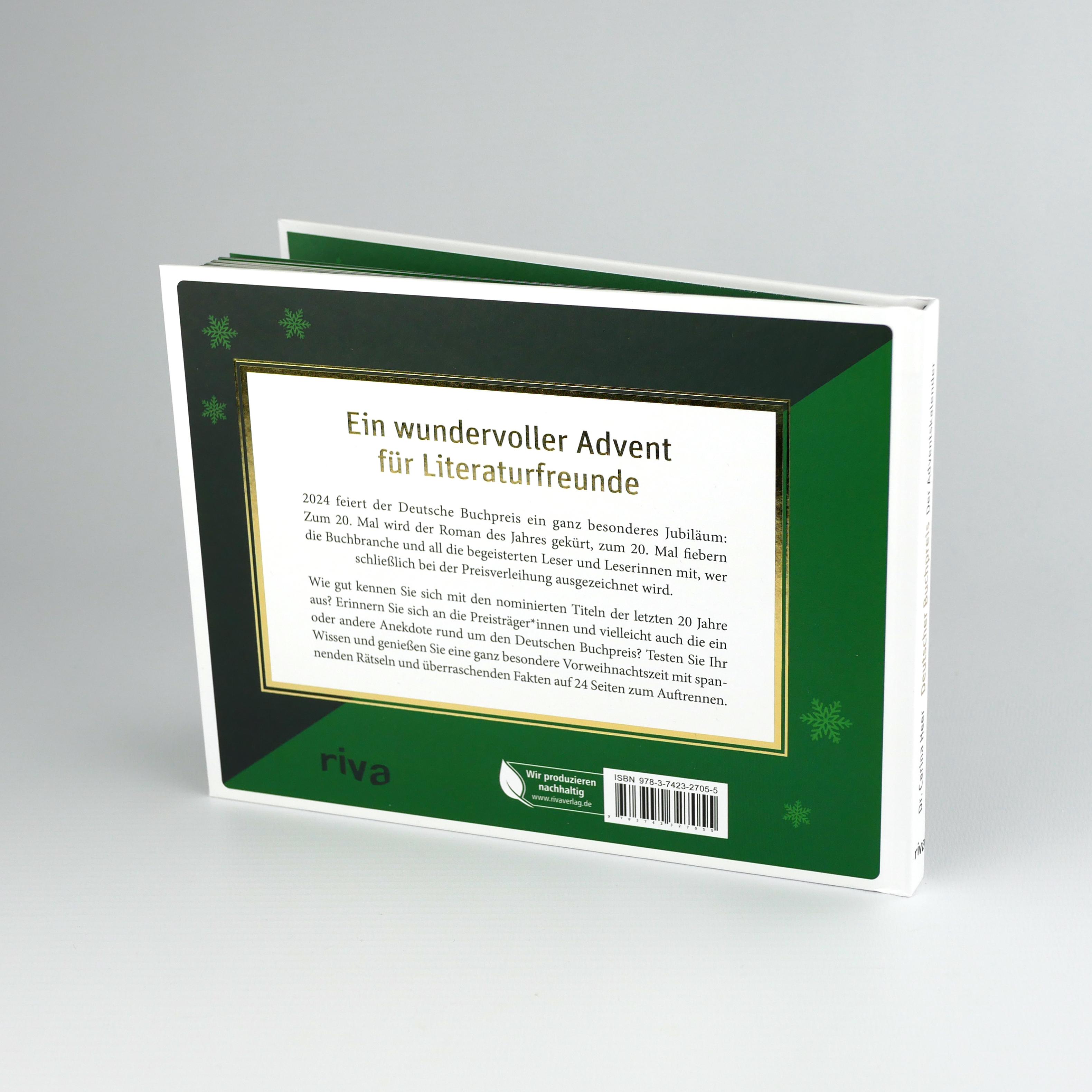 Beispielinhalt (Bild) Deutscher Buchpreis - Der Adventskalender