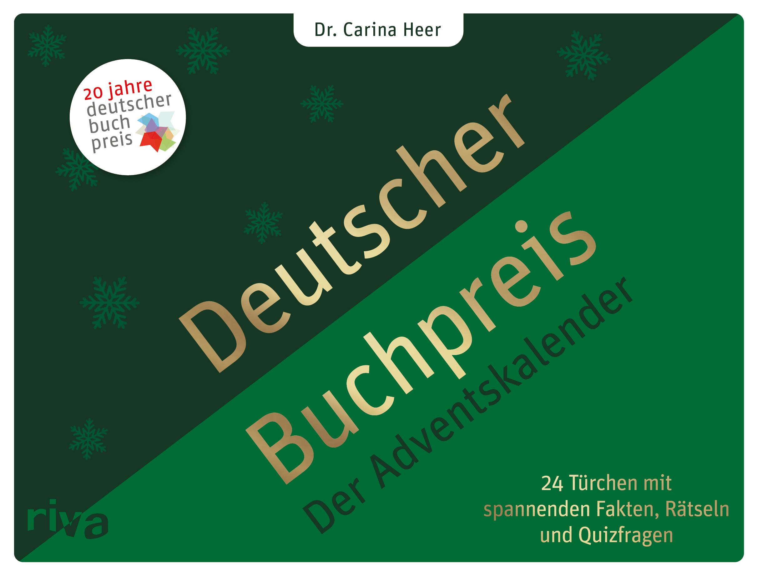 Vorderes Coverbild Deutscher Buchpreis - Der Adventskalender