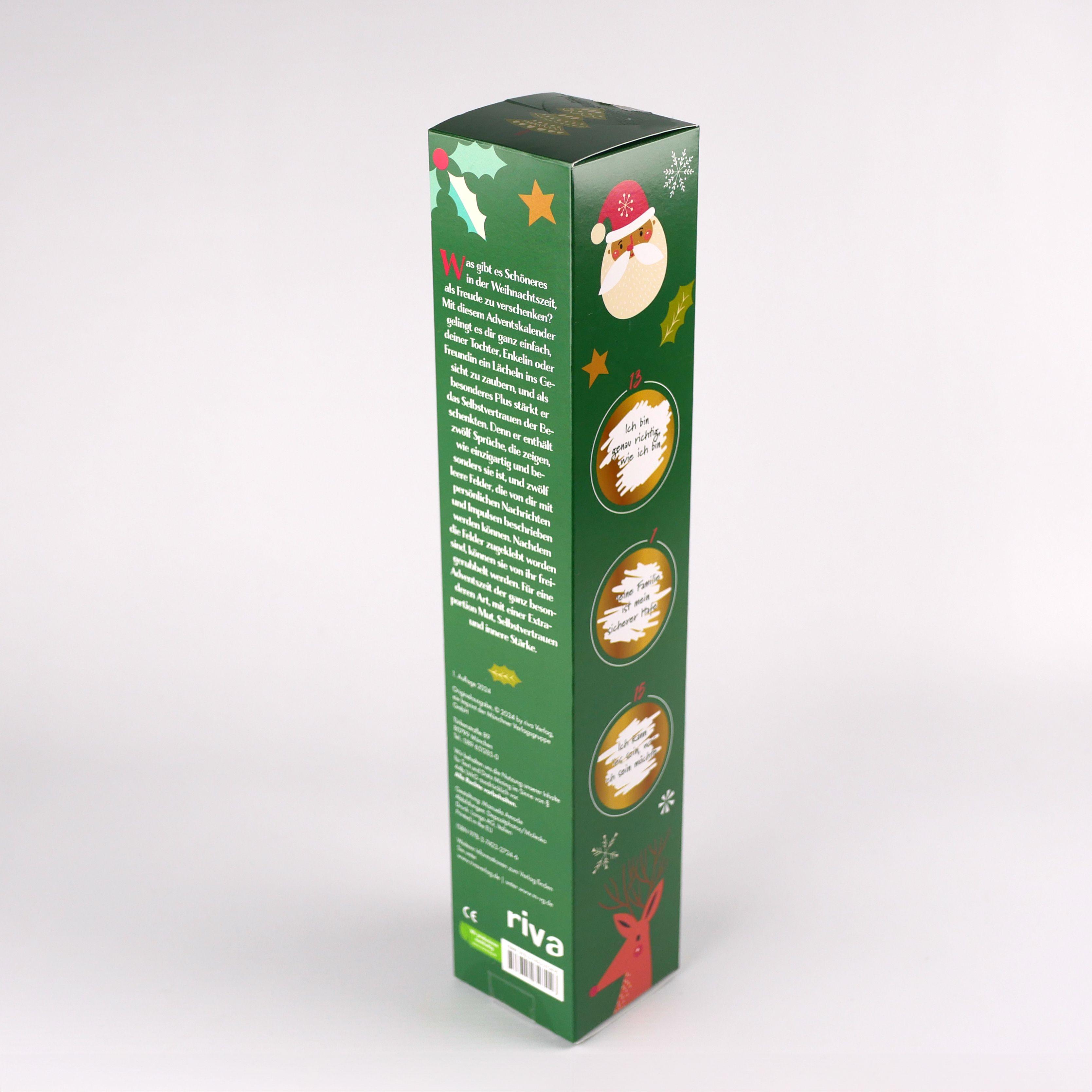 Beispielinhalt (Bild) Weil du einzigartig bist - Der Rubbel-Adventskalender für Mädchen