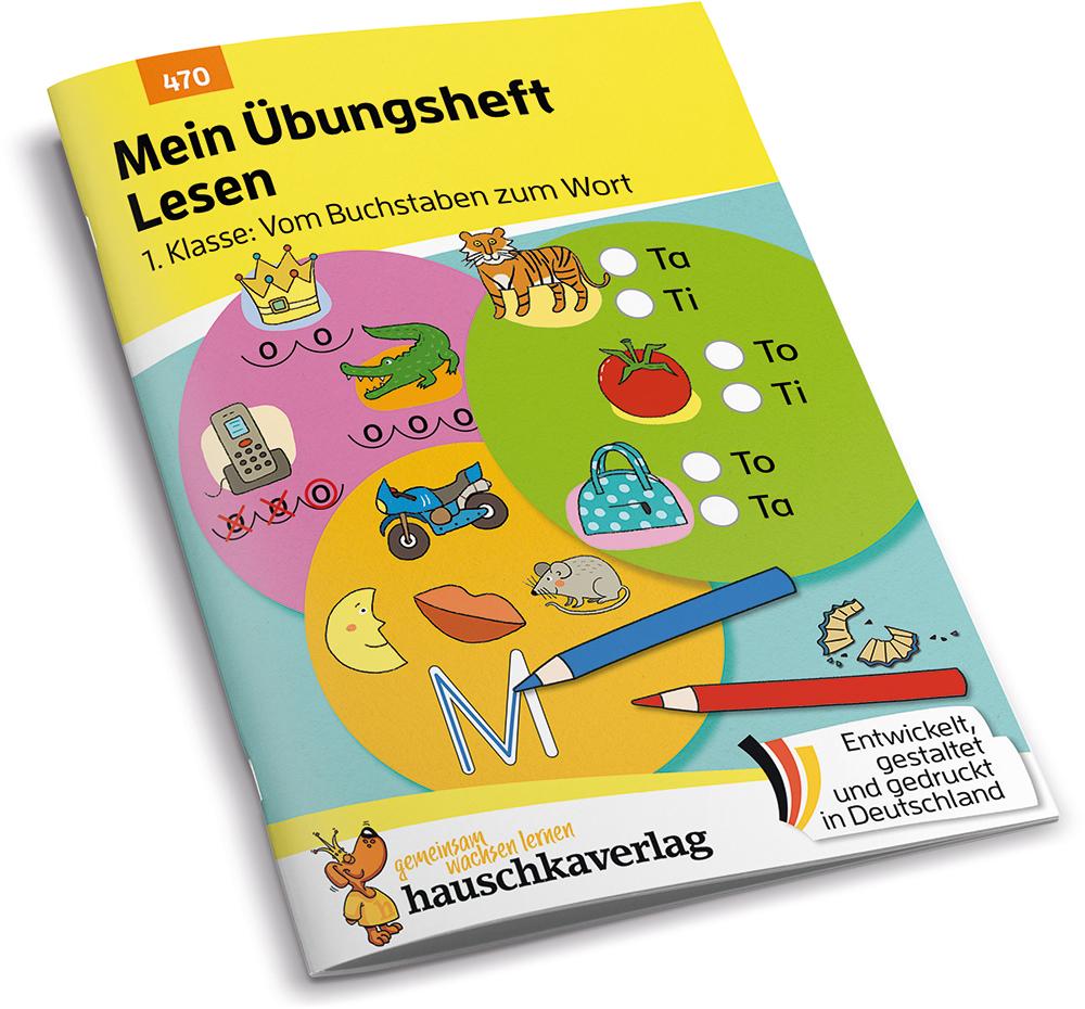 Beispielinhalt (Bild) Mein Übungsheft Lesen 1. Klasse: Vom Buchstaben zum Wort