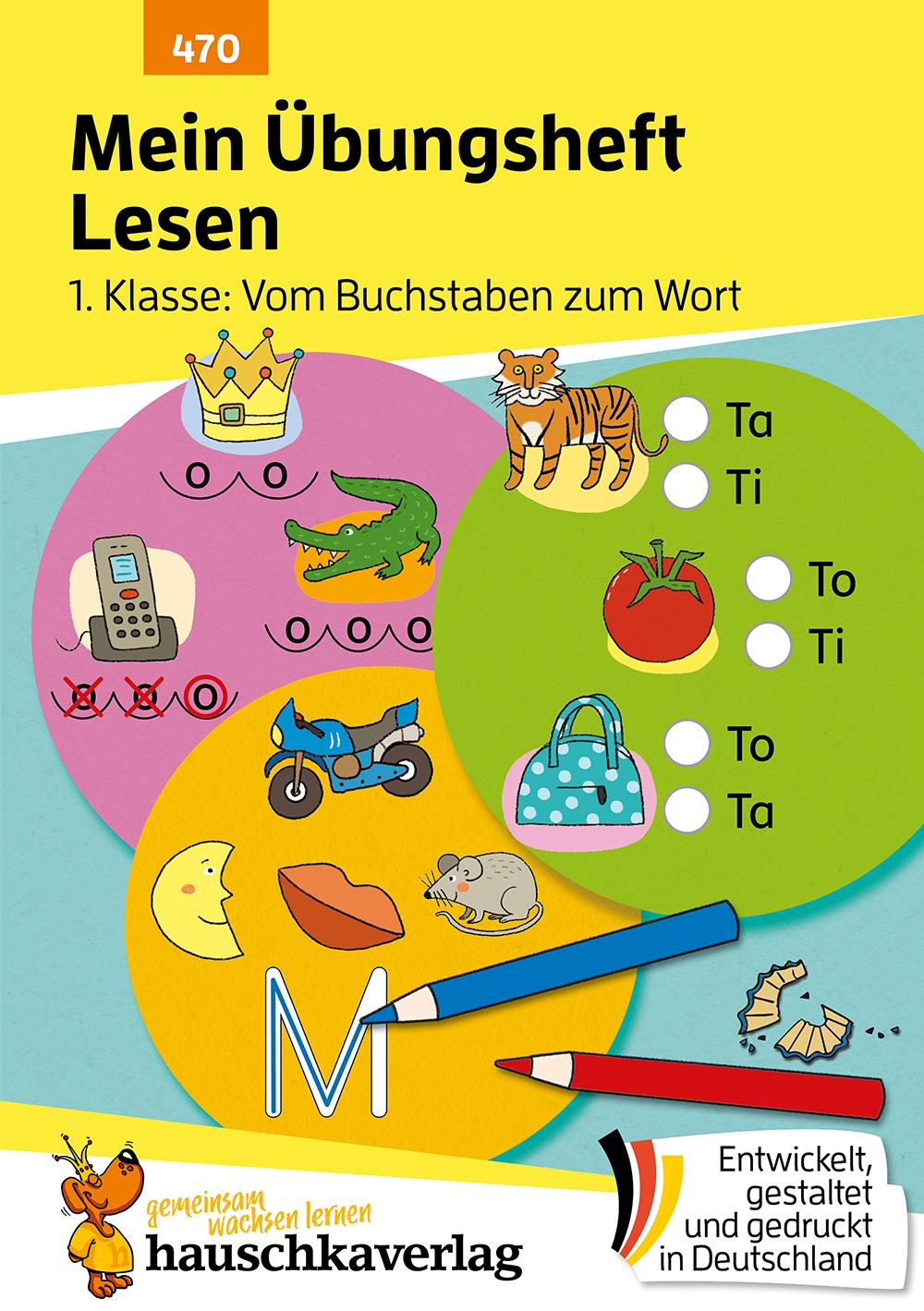 Vorderes Coverbild Mein Übungsheft Lesen 1. Klasse: Vom Buchstaben zum Wort