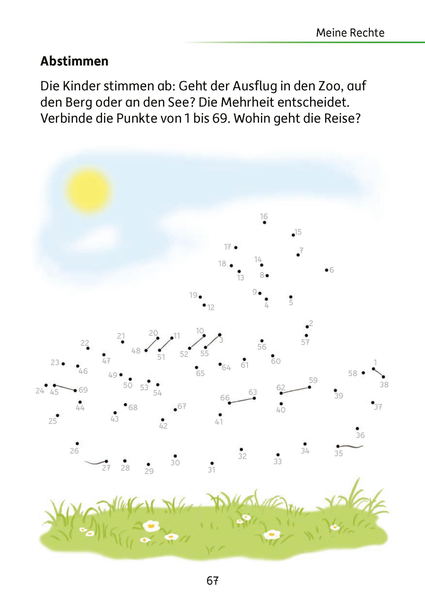 Beispielinhalt (Bild) Mein Rätselblock Sachunterricht 2. Klasse