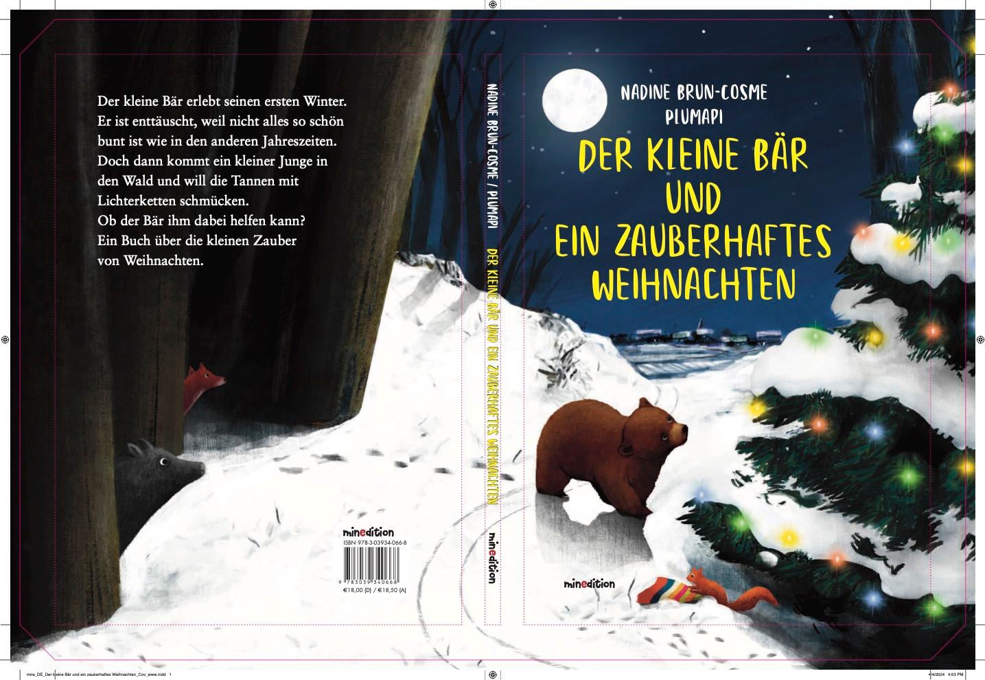 Rückseitencover Der kleine Bär und ein zauberhaftes Weihnachten